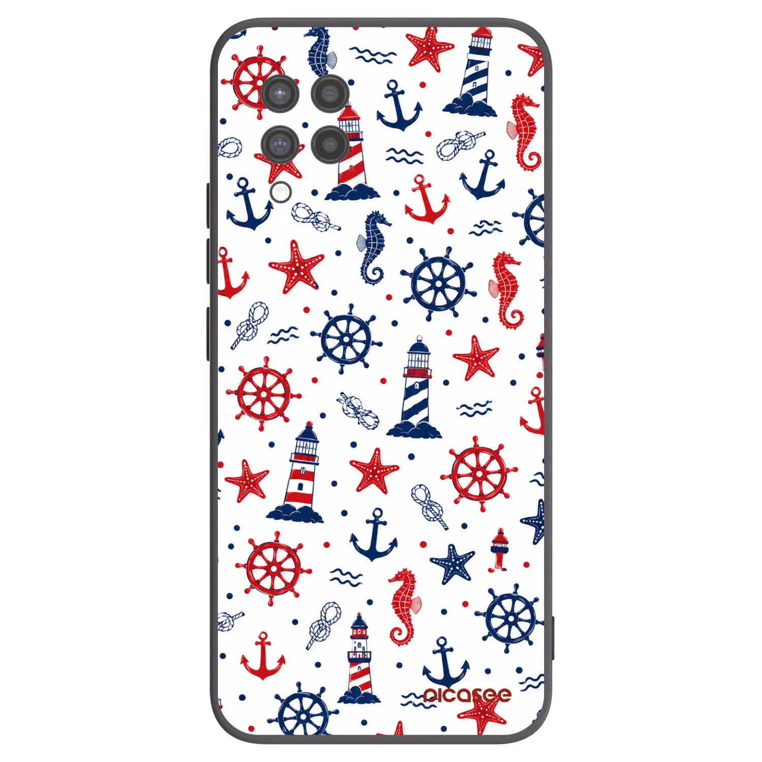 Picasee Μαύρη θήκη σιλικόνης για Samsung Galaxy A42 A426B - Sailor Vibes