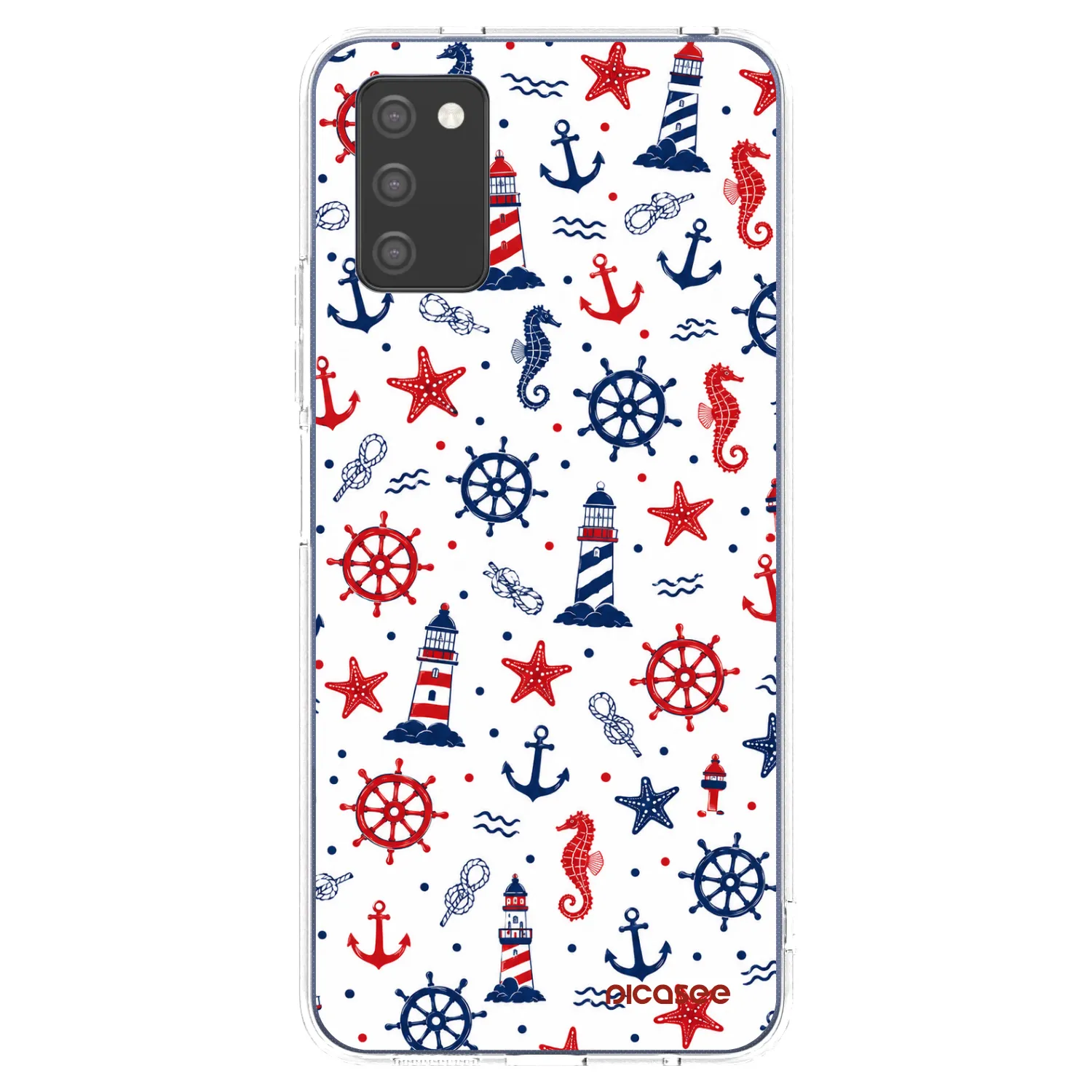Picasee διαφανής θήκη σιλικόνης Samsung Galaxy A03s A037G - Sailor Vibes