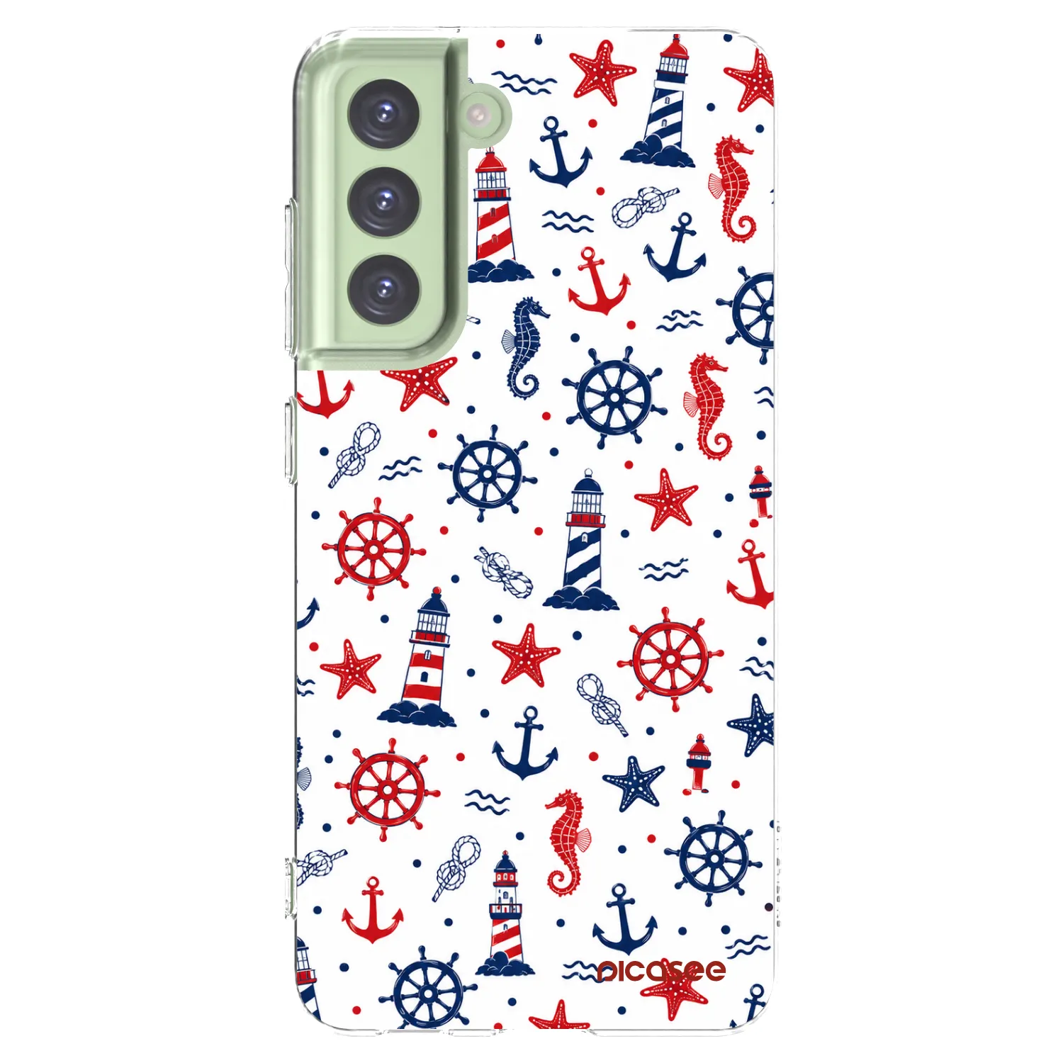 Picasee διαφανής θήκη σιλικόνης Samsung Galaxy S21 FE 5G - Sailor Vibes