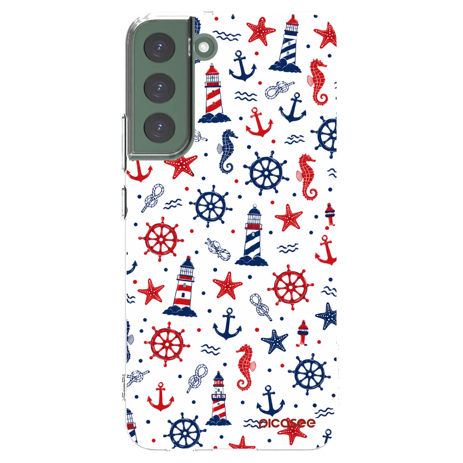 Picasee διαφανής θήκη σιλικόνης Samsung Galaxy S22+ 5G - Sailor Vibes