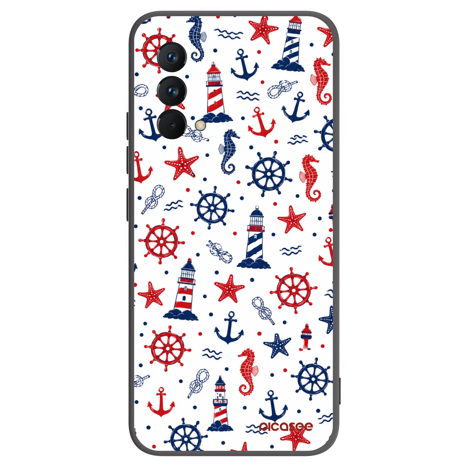 Picasee Μαύρη θήκη σιλικόνης για Realme GT Master Edition 5G - Sailor Vibes