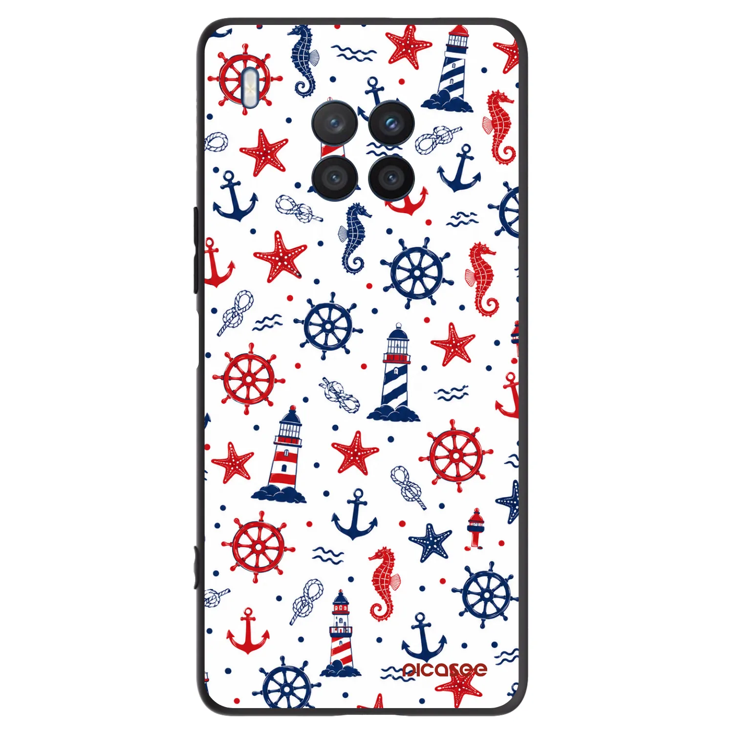 Picasee Μαύρη θήκη σιλικόνης για Honor 50 Lite - Sailor Vibes