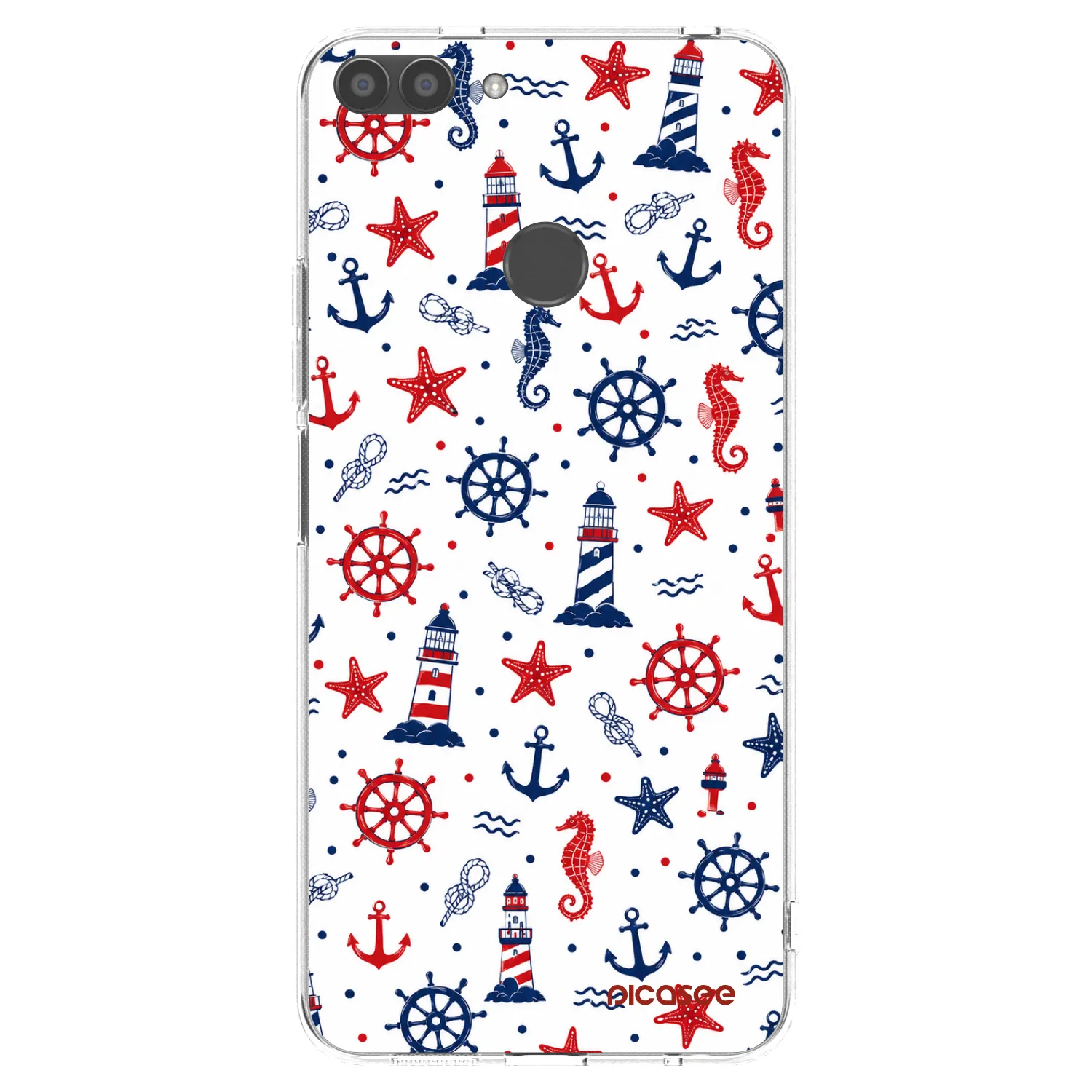 Picasee διαφανής θήκη σιλικόνης Huawei P Smart - Sailor Vibes