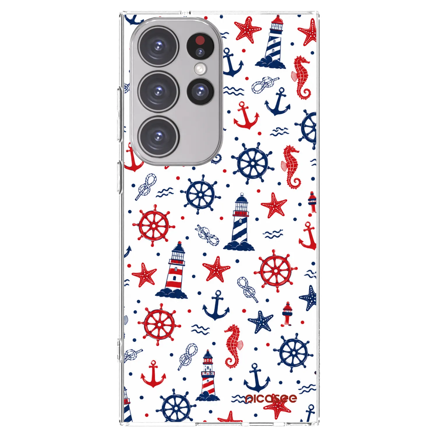 Picasee διαφανής θήκη σιλικόνης Samsung Galaxy S23 Ultra 5G - Sailor Vibes