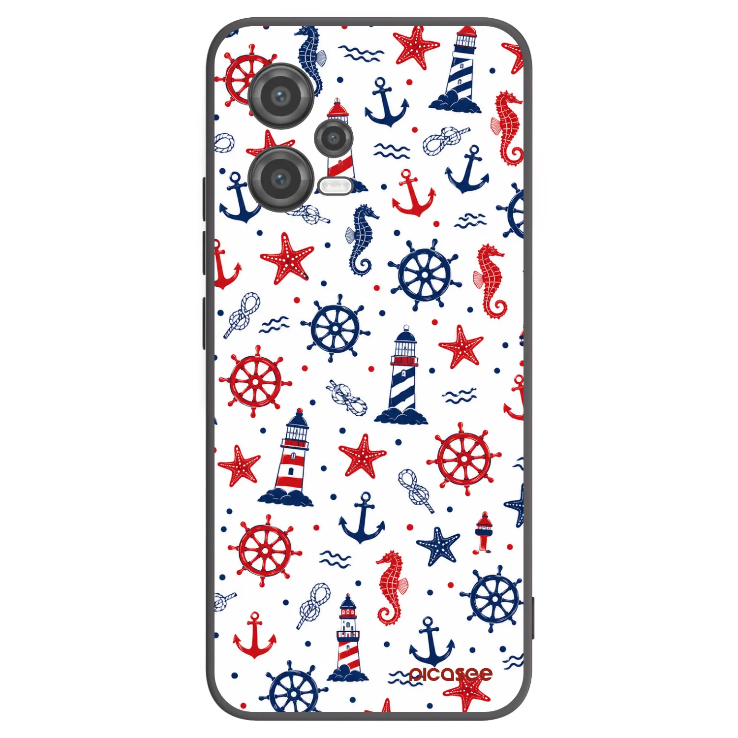 Picasee Μαύρη θήκη σιλικόνης για Xiaomi Poco X5 - Sailor Vibes