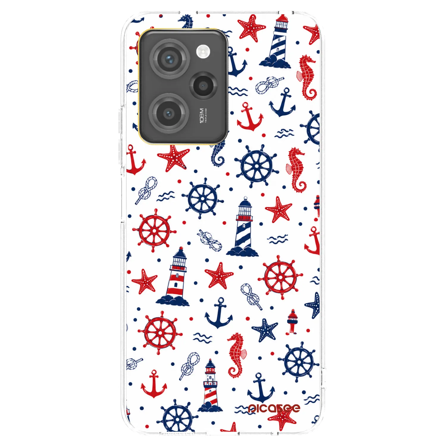 Picasee Μαύρη θήκη σιλικόνης για Xiaomi Poco X5 Pro - Sailor Vibes