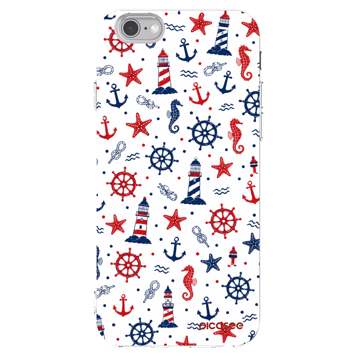 Picasee διαφανής θήκη σιλικόνης Apple iPhone 6/6S - Sailor Vibes