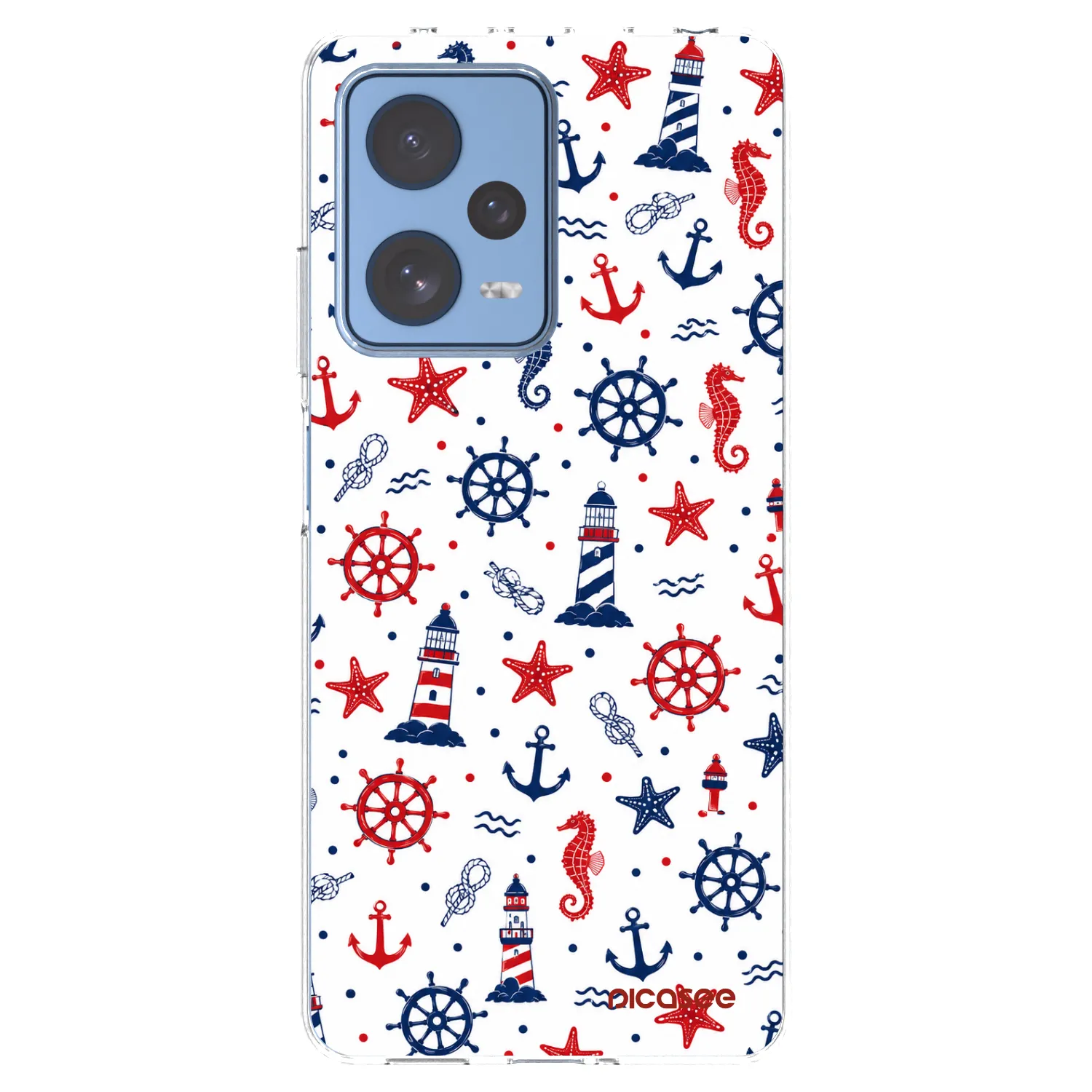 Picasee διαφανής θήκη σιλικόνης Xiaomi Redmi Note 12 Pro 5G - Sailor Vibes