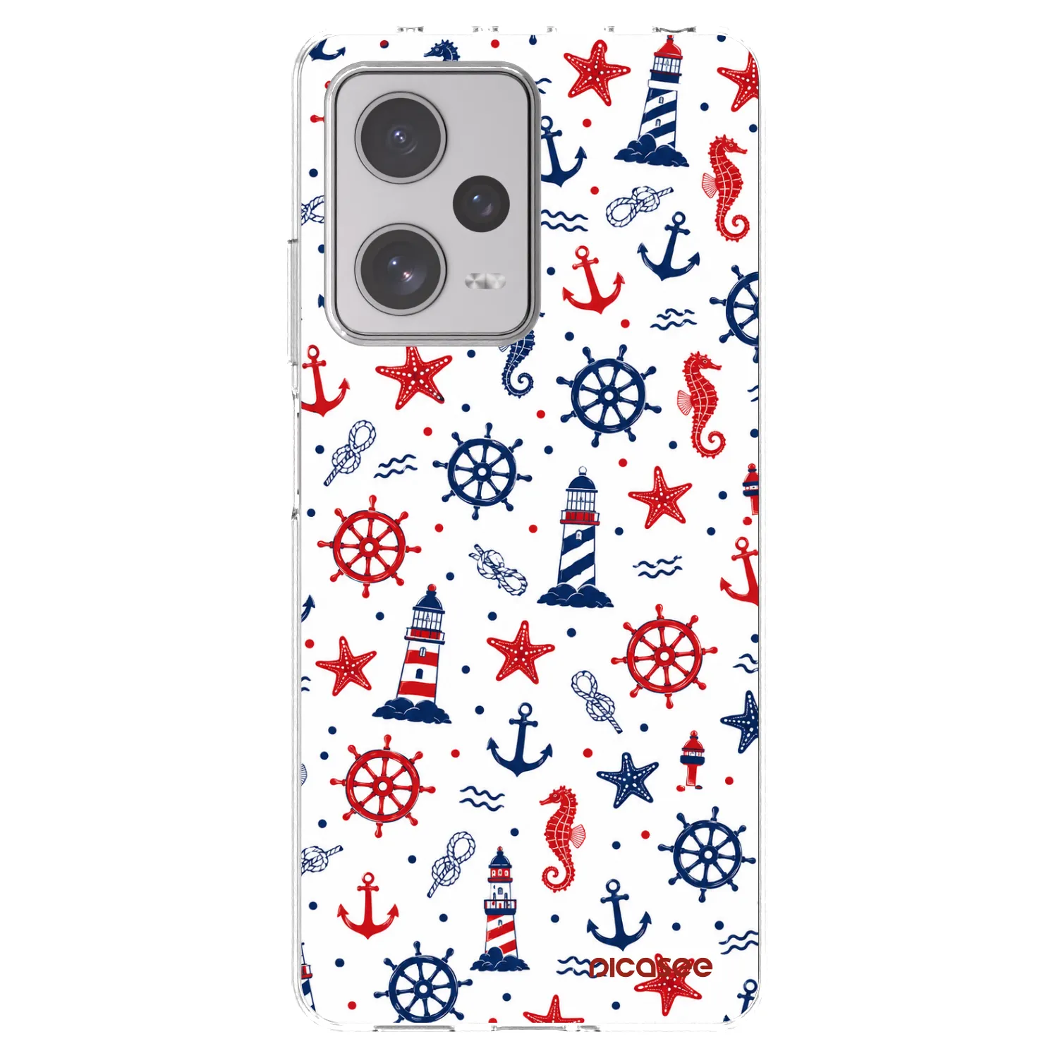 Picasee διαφανής θήκη σιλικόνης Xiaomi Redmi Note 12 Pro+ 5G - Sailor Vibes