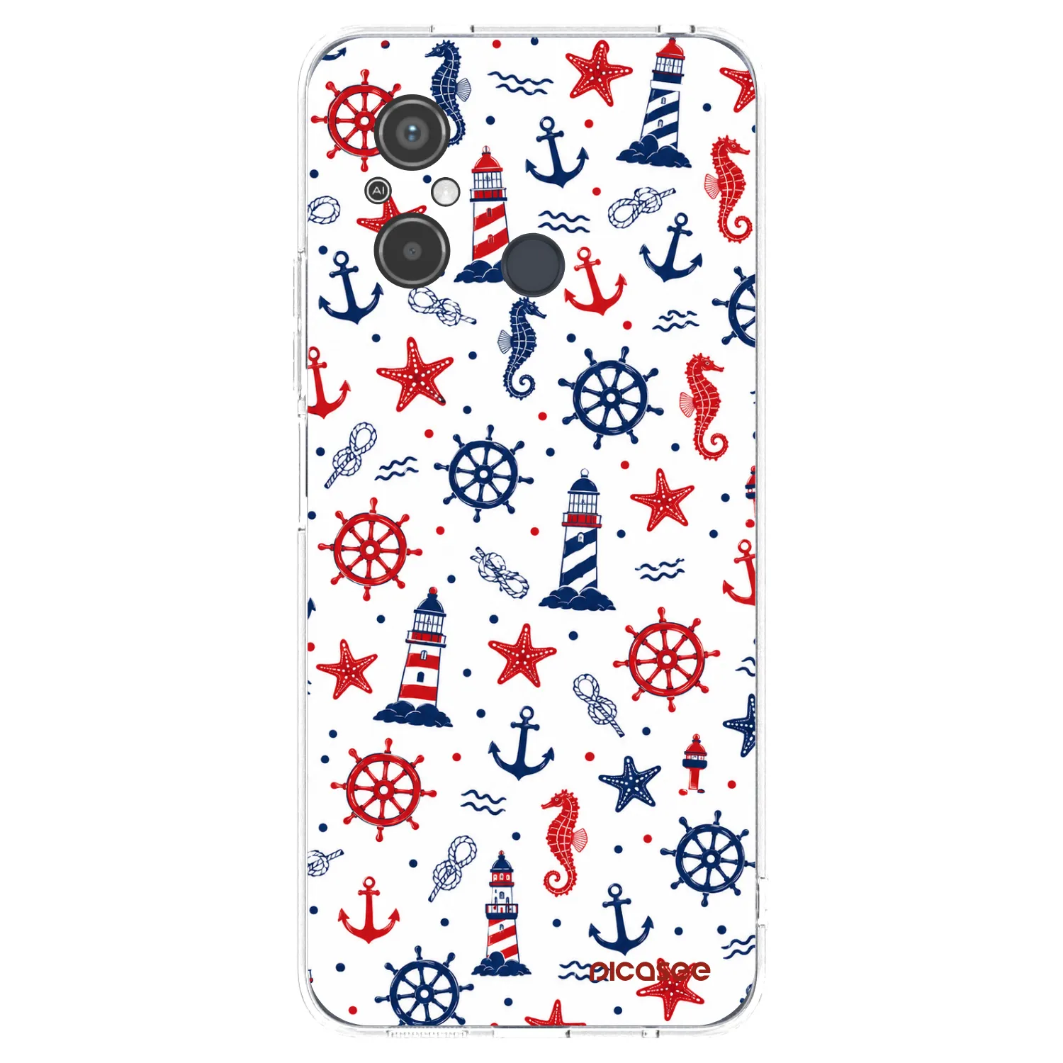 Picasee διαφανής θήκη σιλικόνης Xiaomi Redmi 12C - Sailor Vibes