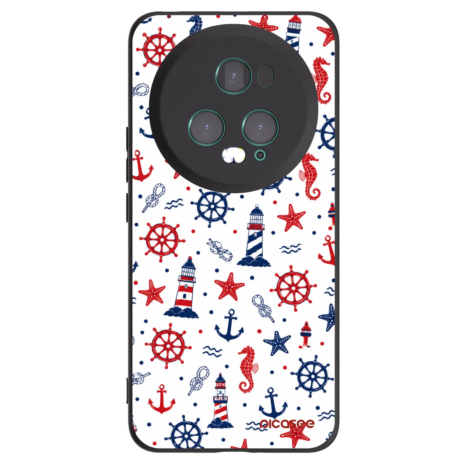 Picasee Μαύρη θήκη σιλικόνης για Honor Magic5 Pro - Sailor Vibes