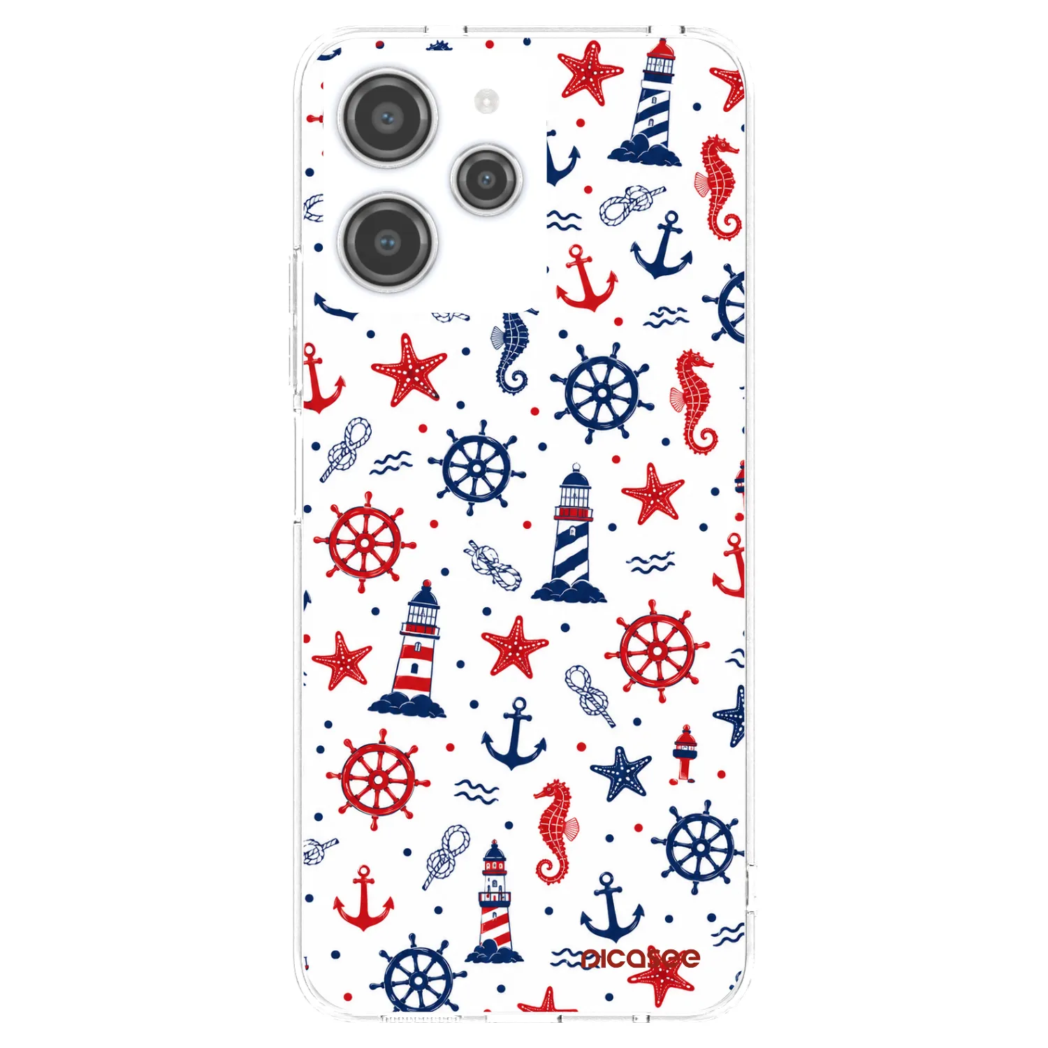 Picasee διαφανής θήκη σιλικόνης Xiaomi Redmi 12 4G - Sailor Vibes