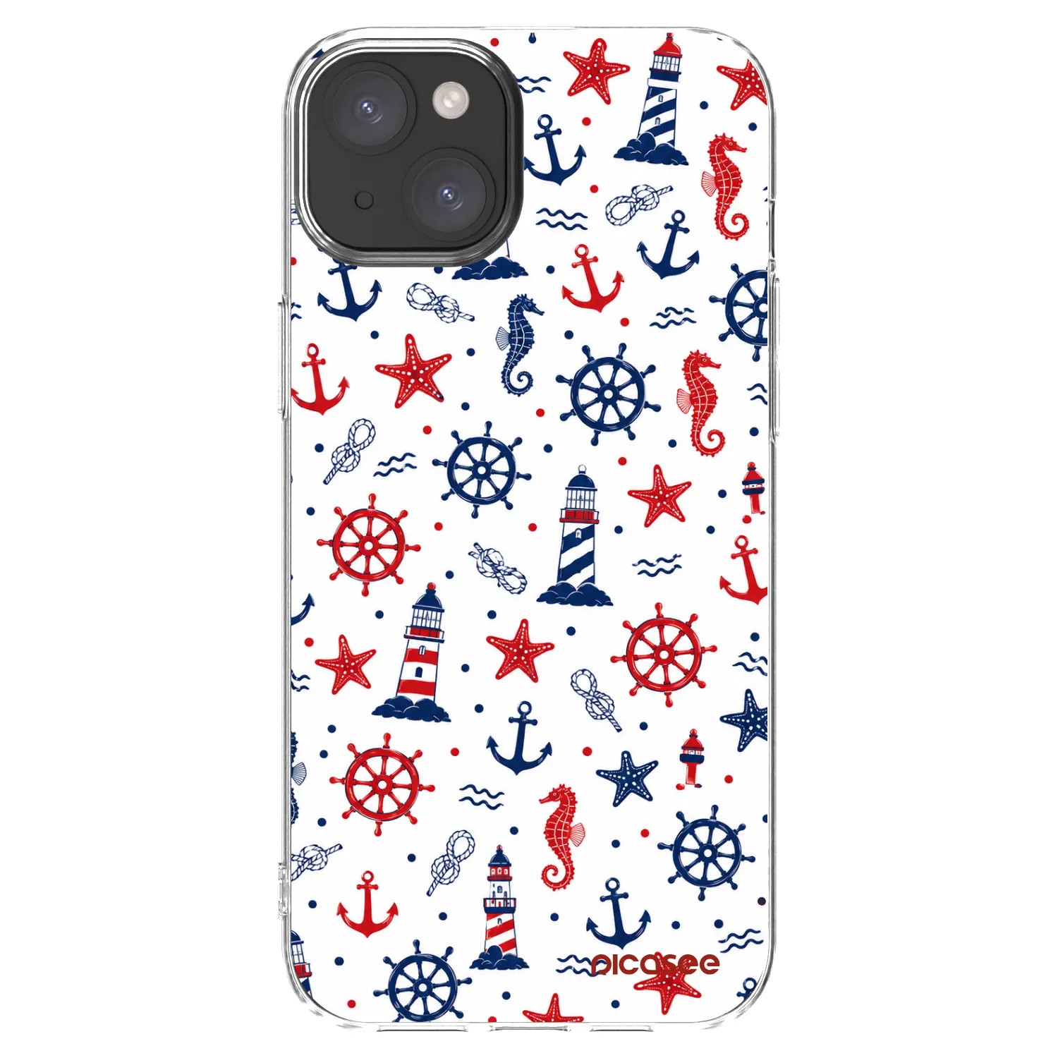 Picasee διαφανής θήκη σιλικόνης Apple iPhone 15 Plus - Sailor Vibes