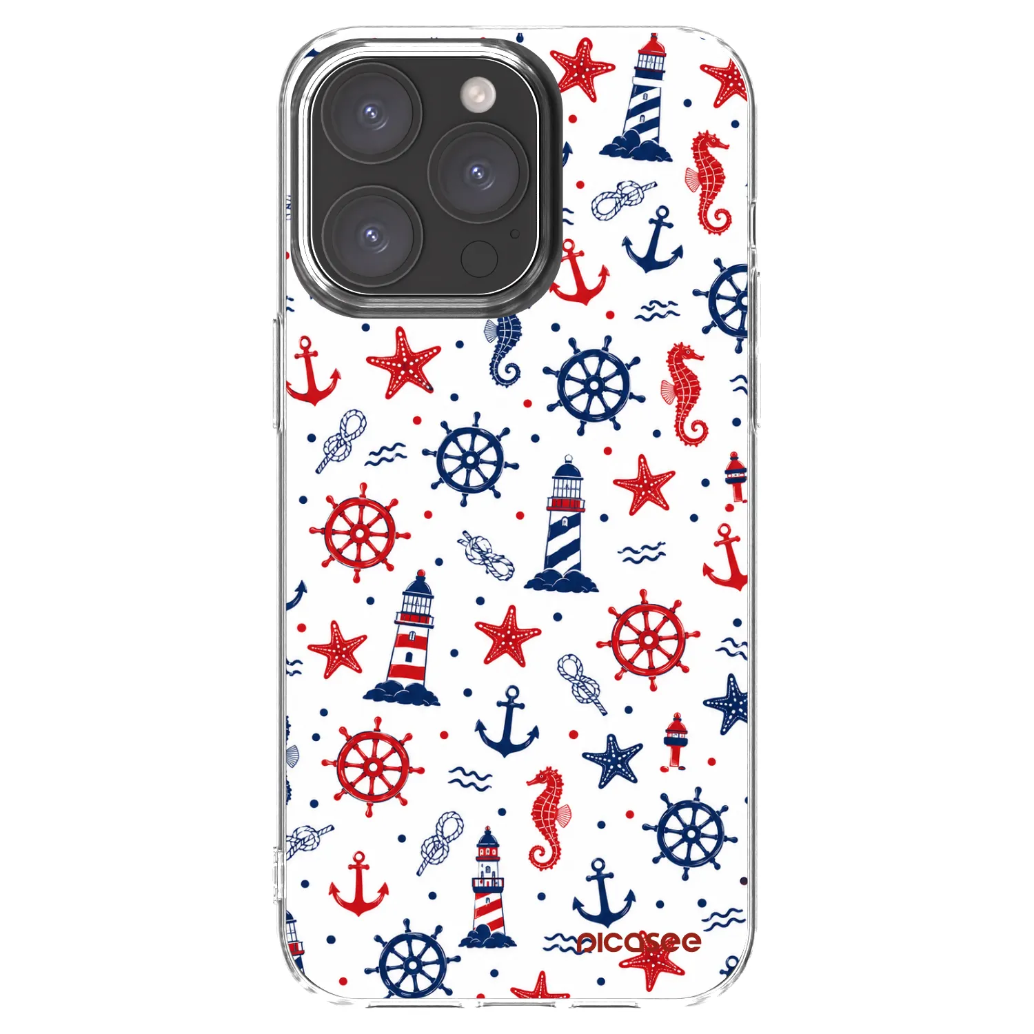 Picasee διαφανής θήκη σιλικόνης Apple iPhone 15 Pro Max - Sailor Vibes