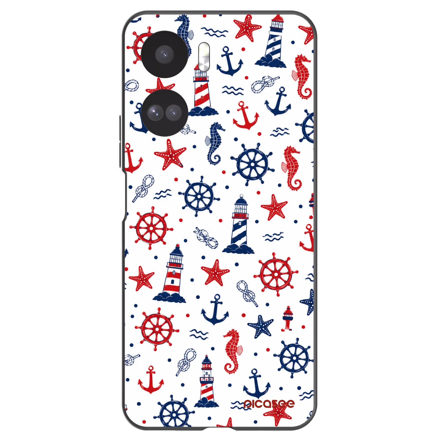 Picasee Μαύρη θήκη σιλικόνης για Honor 90 Lite 5G - Sailor Vibes