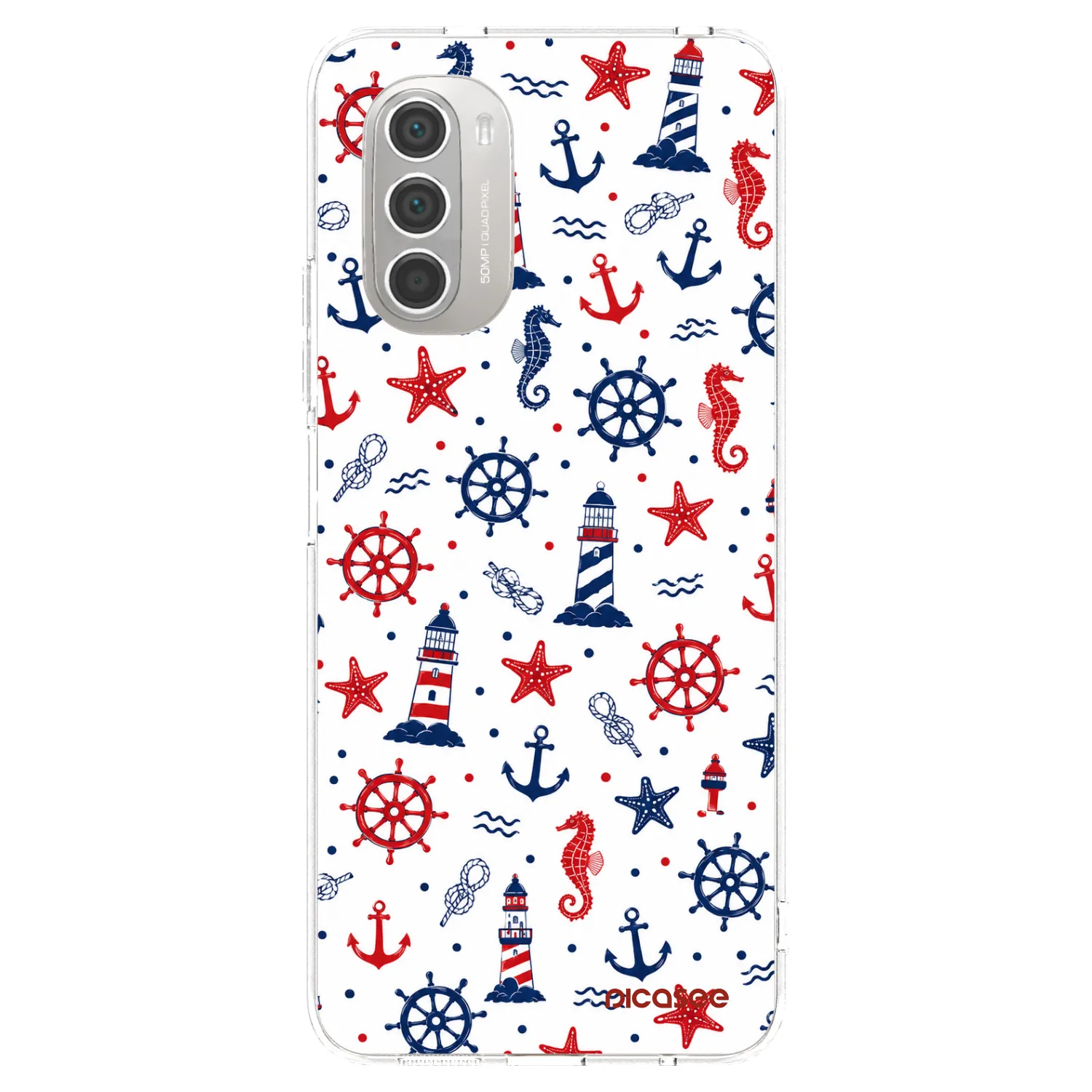Picasee διαφανής θήκη σιλικόνης Motorola Moto G51 - Sailor Vibes