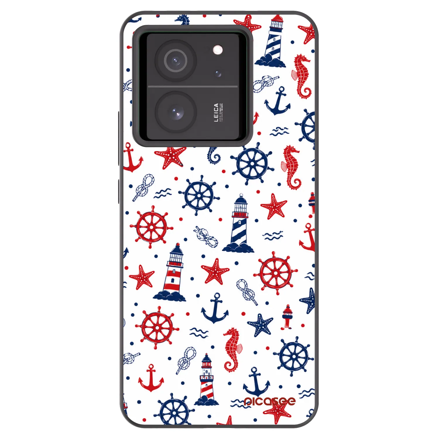 Picasee Μαύρη θήκη σιλικόνης για Xiaomi 13T Pro - Sailor Vibes