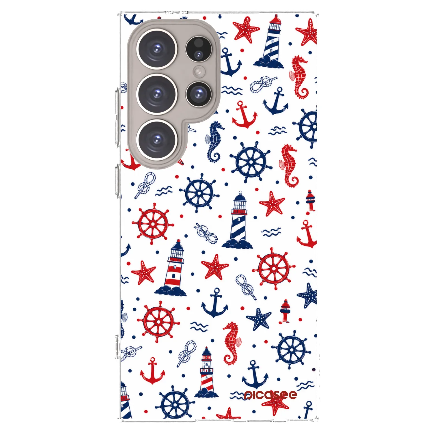 Picasee διαφανής θήκη σιλικόνης Samsung Galaxy S24 Ultra S928B 5G - Sailor Vibes