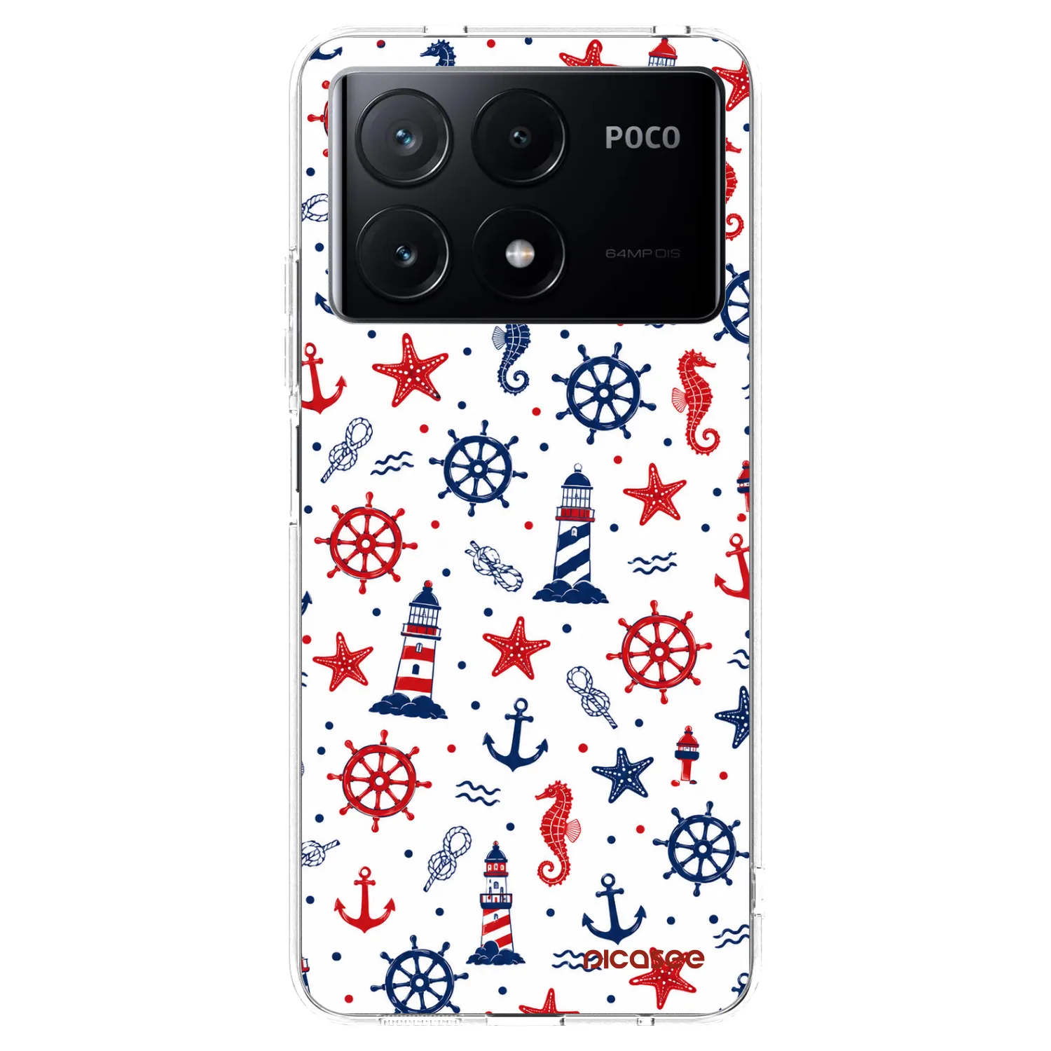 Picasee διαφανής θήκη σιλικόνης Xiaomi Poco X6 Pro - Sailor Vibes
