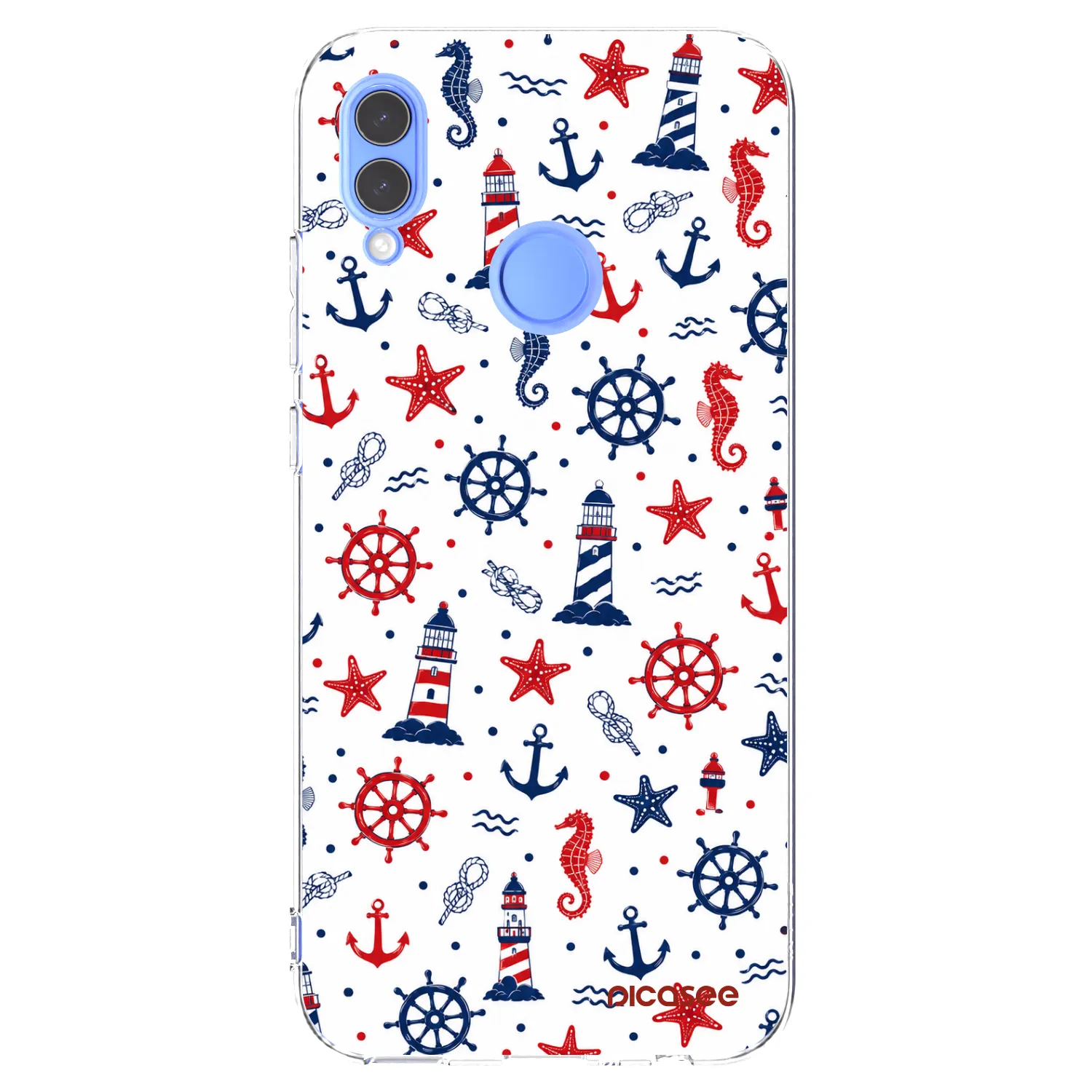 Picasee διαφανής θήκη σιλικόνης Honor 10 Lite - Sailor Vibes