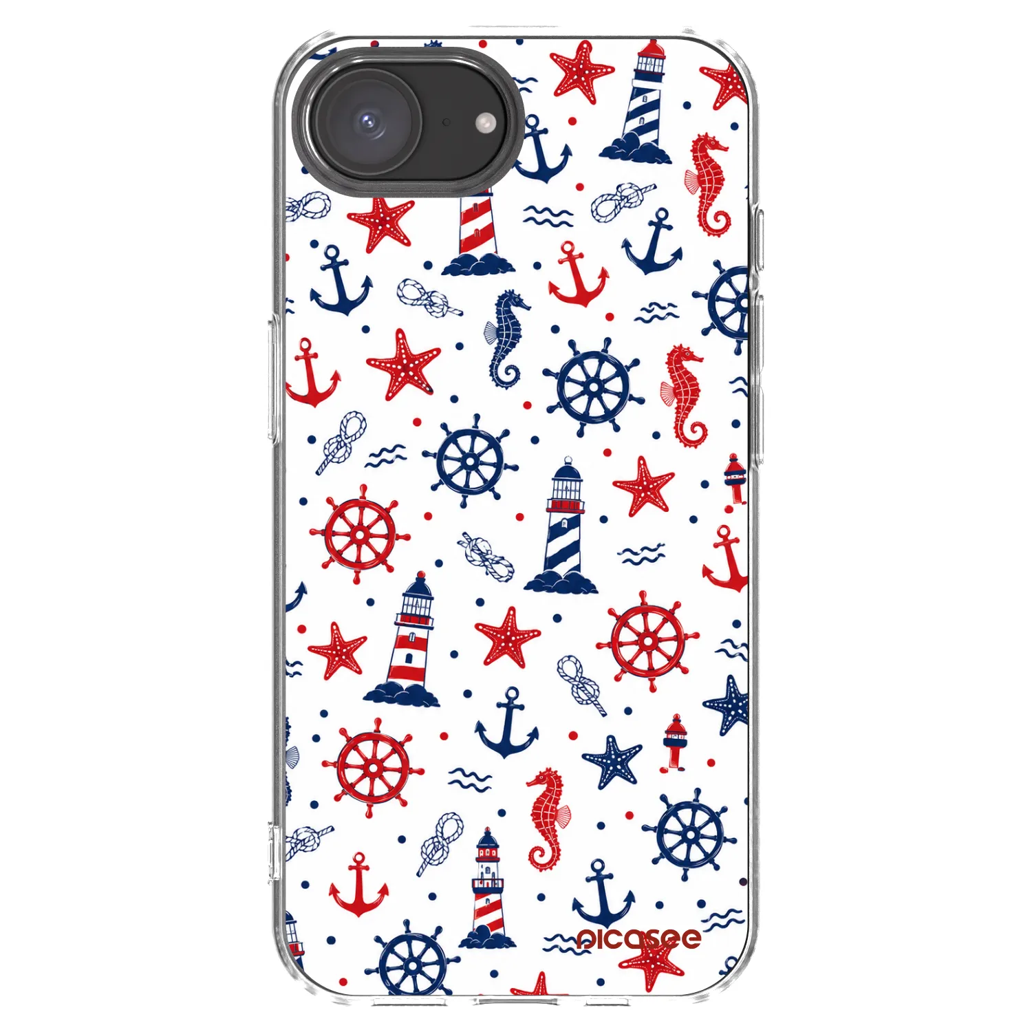 Picasee διαφανής θήκη σιλικόνης Apple iPhone 16e - Sailor Vibes
