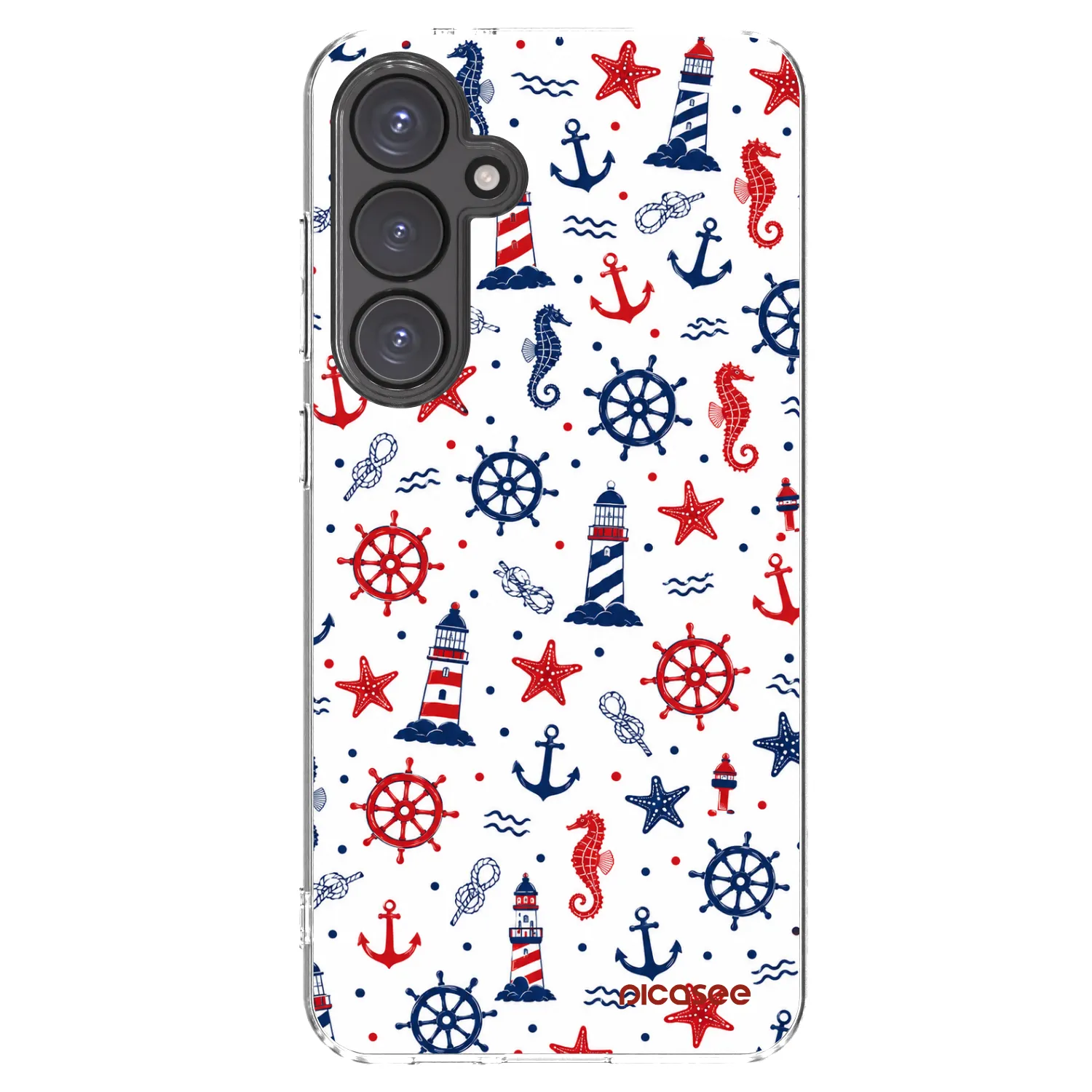 Picasee διαφανής θήκη σιλικόνης Samsung Galaxy S24 FE S721B - Sailor Vibes