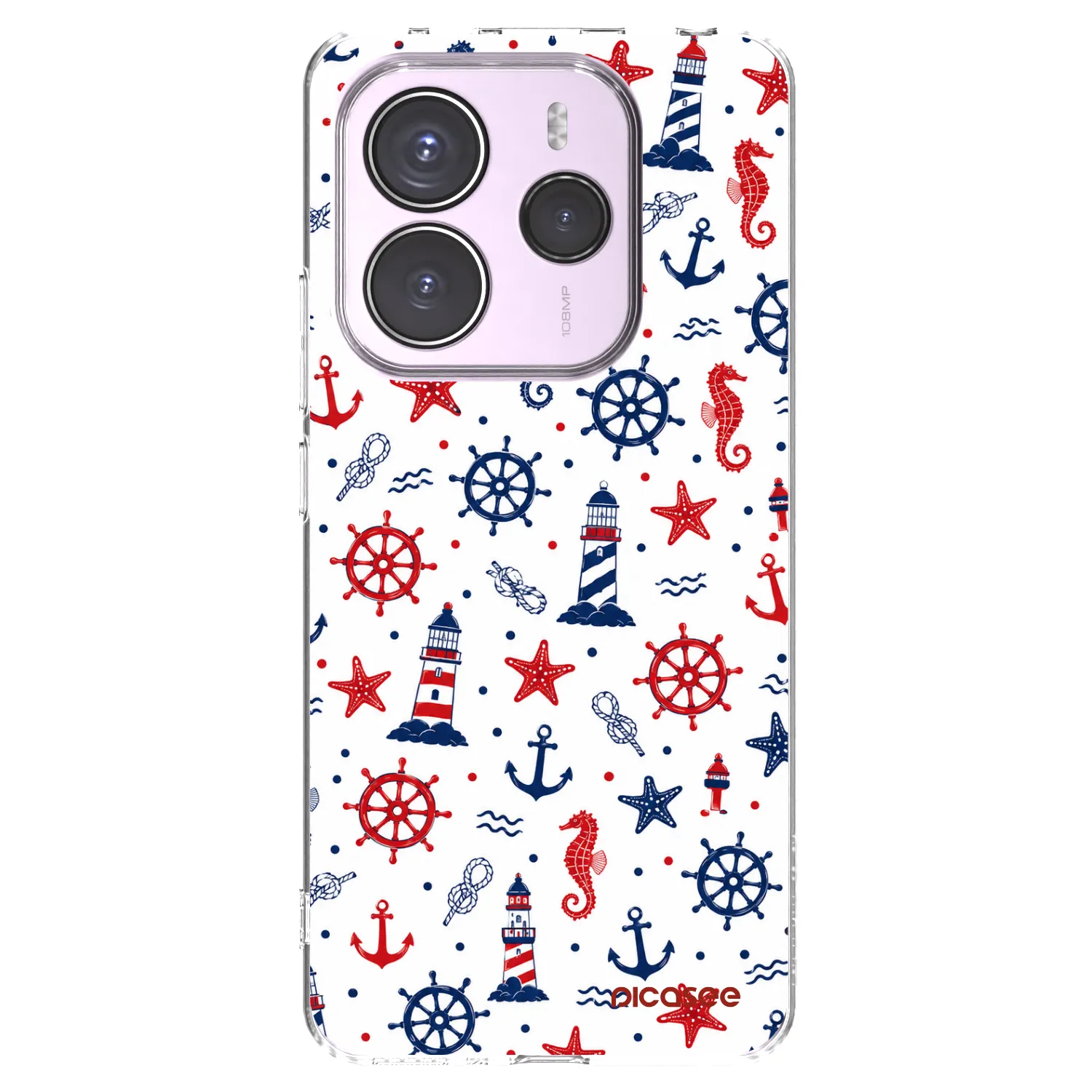 Picasee διαφανής θήκη σιλικόνης Xiaomi Redmi Note 14 5G - Sailor Vibes