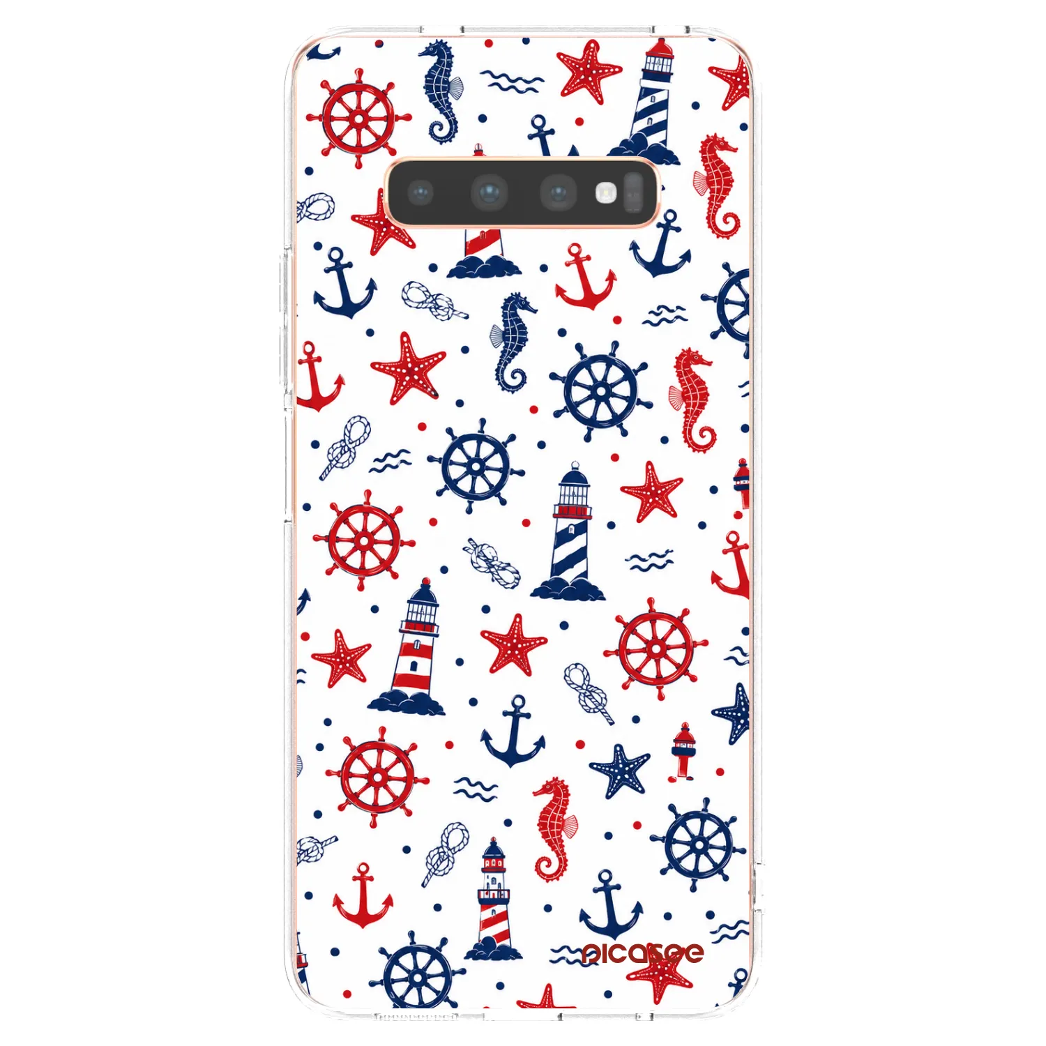 Picasee διαφανής θήκη σιλικόνης Samsung Galaxy S10 Plus G975 - Sailor Vibes