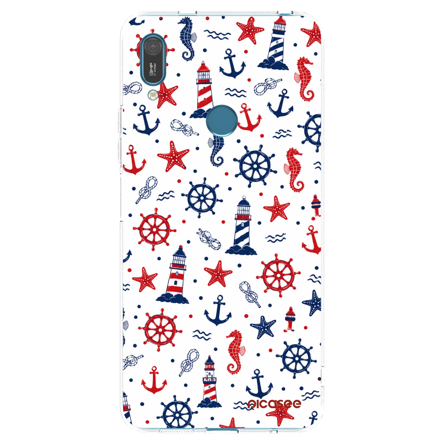 Picasee διαφανής θήκη σιλικόνης Huawei Y7 2019 - Sailor Vibes
