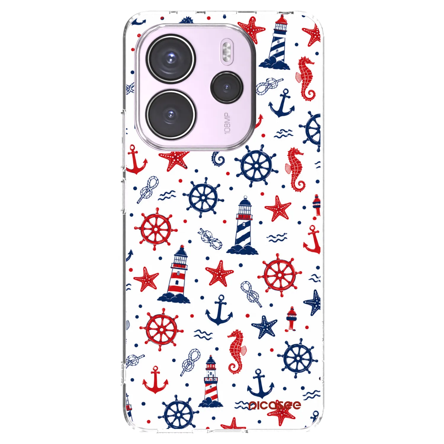 Picasee διαφανής θήκη σιλικόνης Xiaomi Redmi Note 14 4G - Sailor Vibes