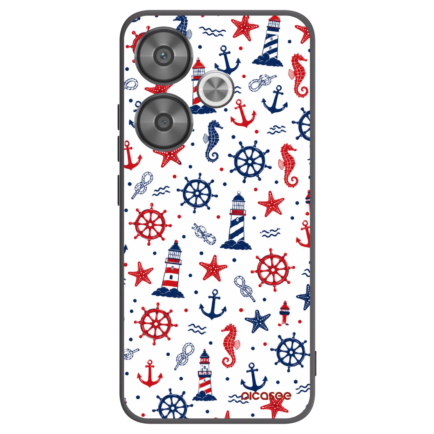 Picasee Μαύρη θήκη σιλικόνης για Xiaomi Poco F6 - Sailor Vibes