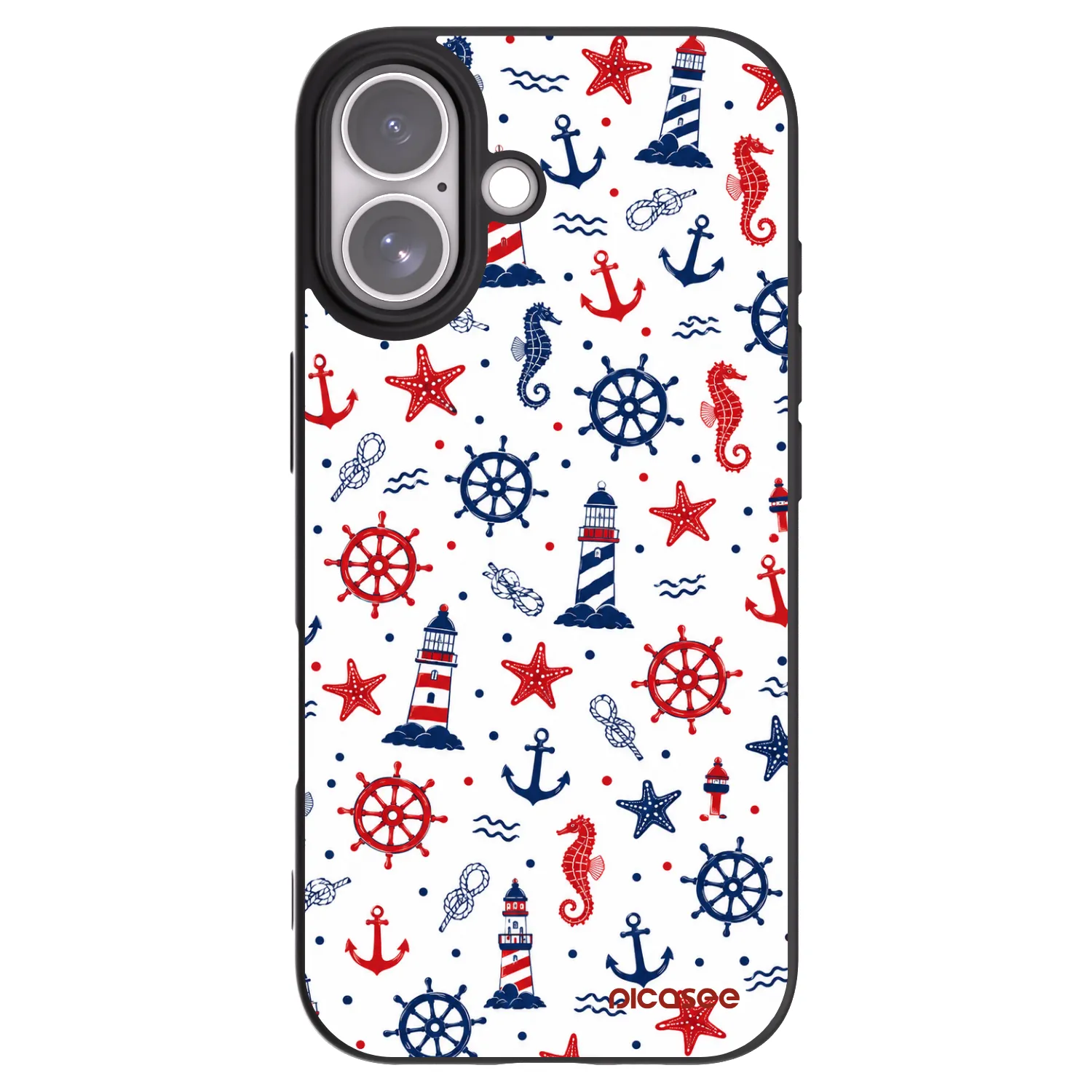 Picasee Μαύρη θήκη σιλικόνης για Apple iPhone 17 - Sailor Vibes