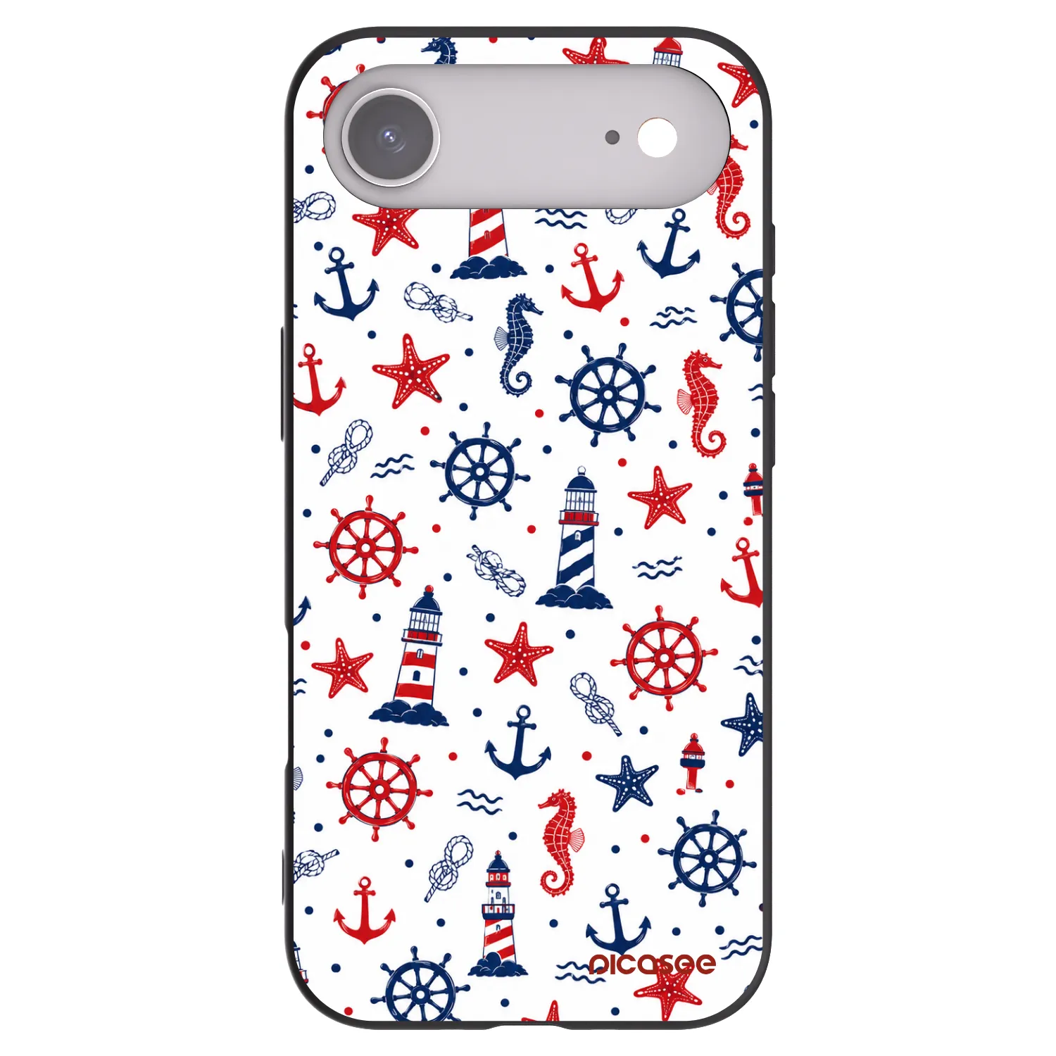 Picasee Μαύρη θήκη σιλικόνης για Apple iPhone Air - Sailor Vibes