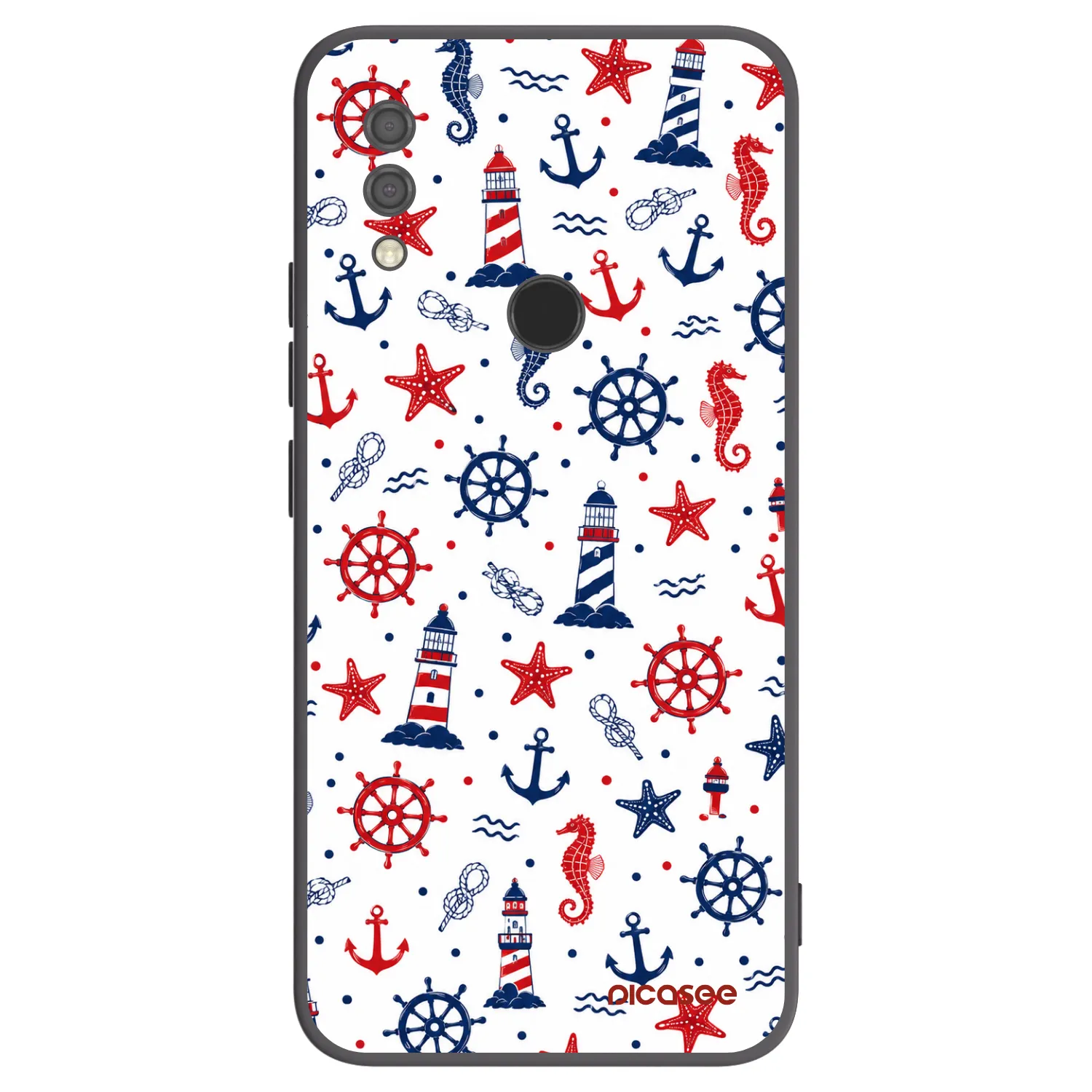 Picasee Μαύρη θήκη σιλικόνης για Xiaomi Redmi 7 - Sailor Vibes