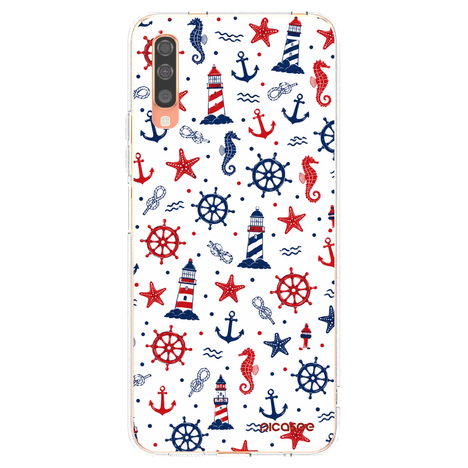 Picasee διαφανής θήκη σιλικόνης Samsung Galaxy A70 A705F - Sailor Vibes