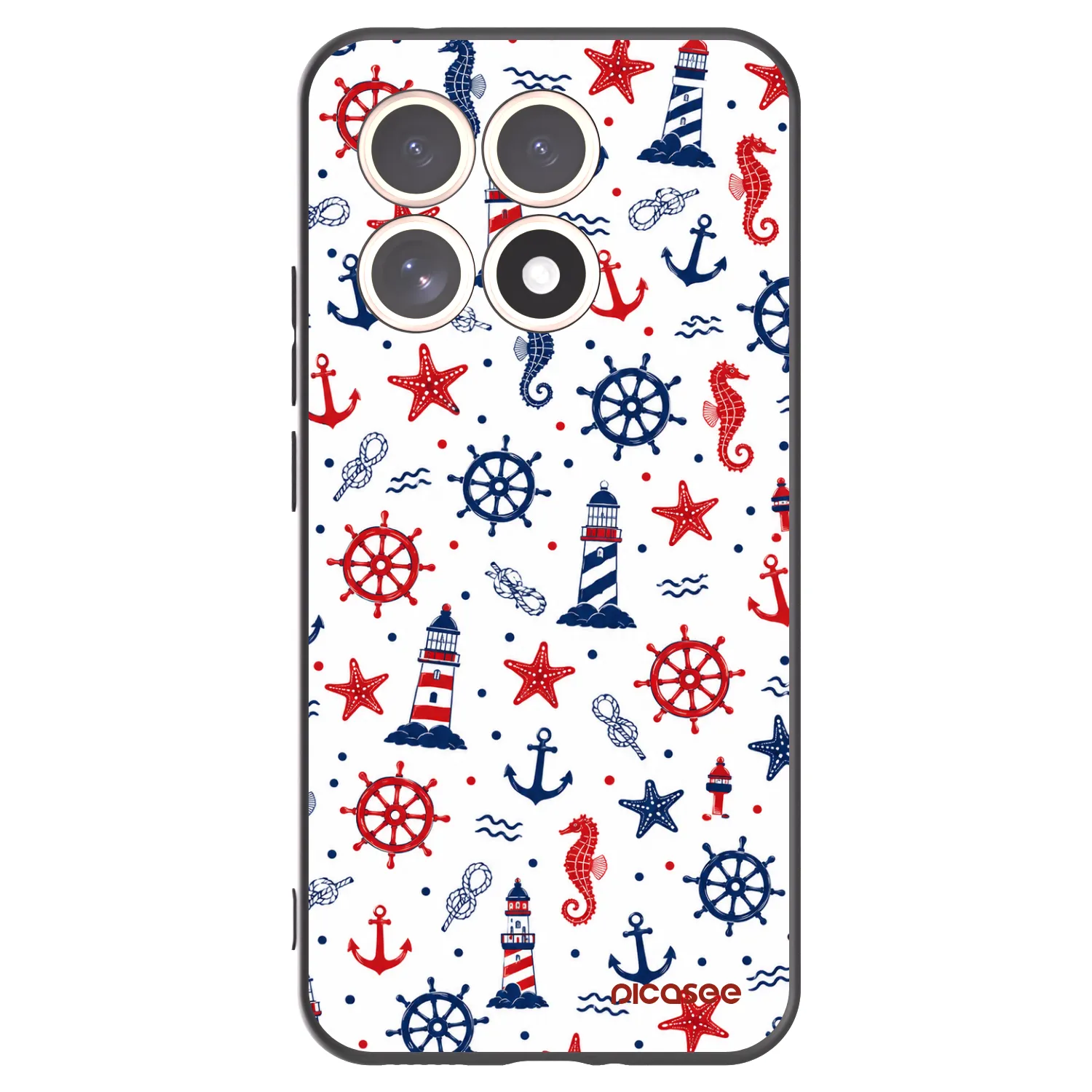 Picasee Μαύρη θήκη σιλικόνης για Xiaomi 15T - Sailor Vibes