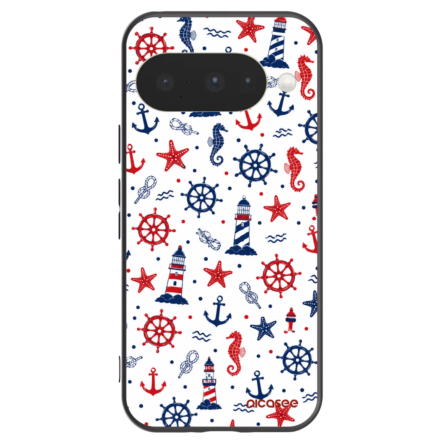 Picasee Μαύρη θήκη σιλικόνης για Google Pixel 10 - Sailor Vibes