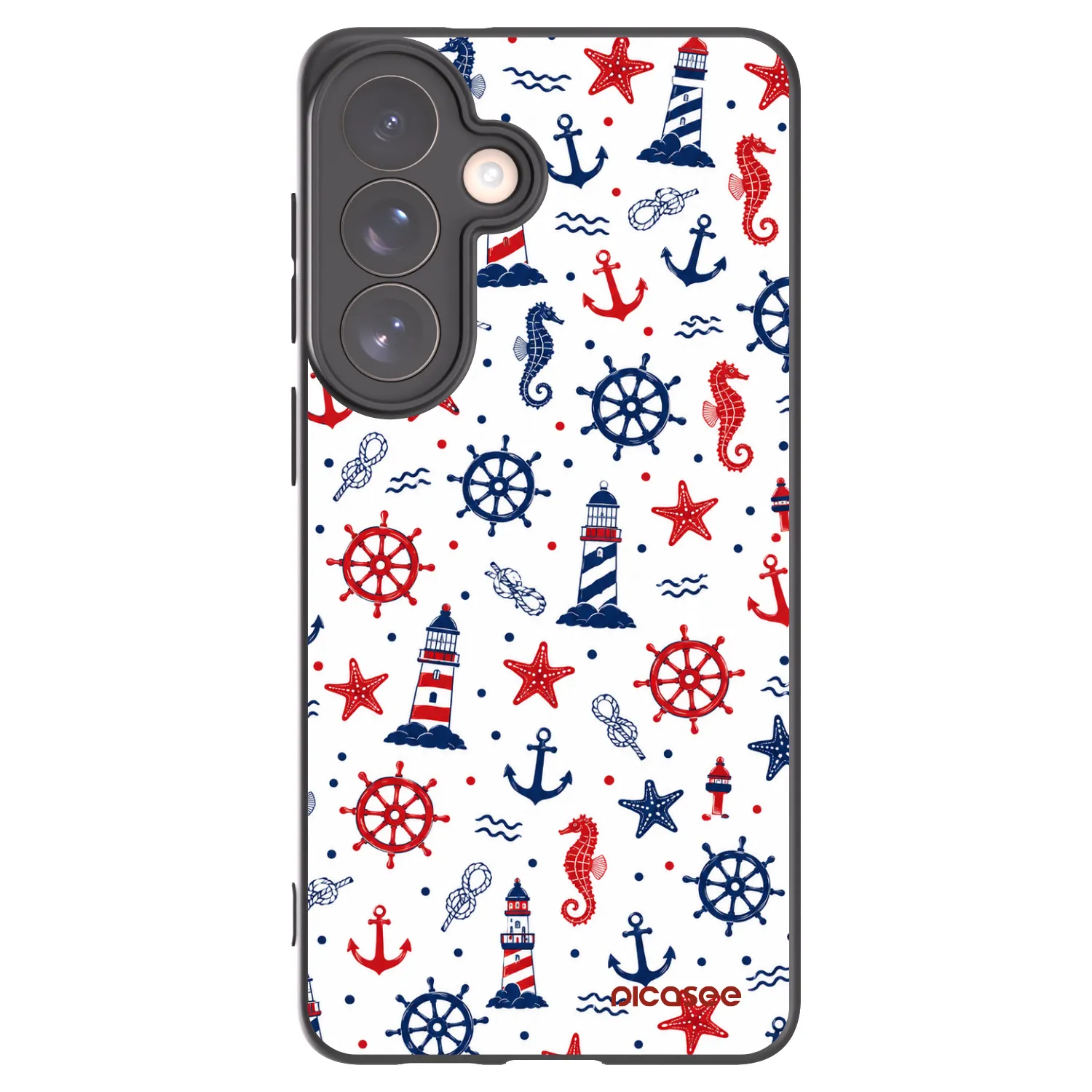 Picasee Μαύρη θήκη σιλικόνης για Samsung Galaxy S26+ - Sailor Vibes