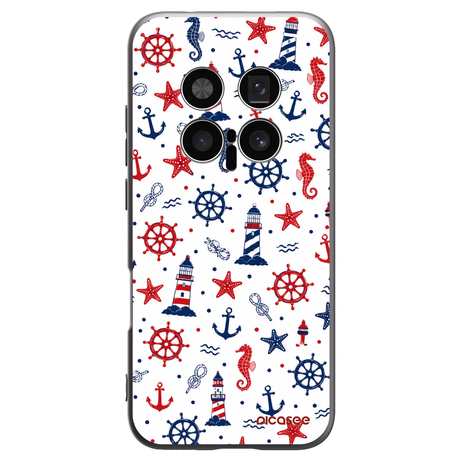 Picasee Μαύρη θήκη σιλικόνης για Honor Magic8 Pro 5G - Sailor Vibes