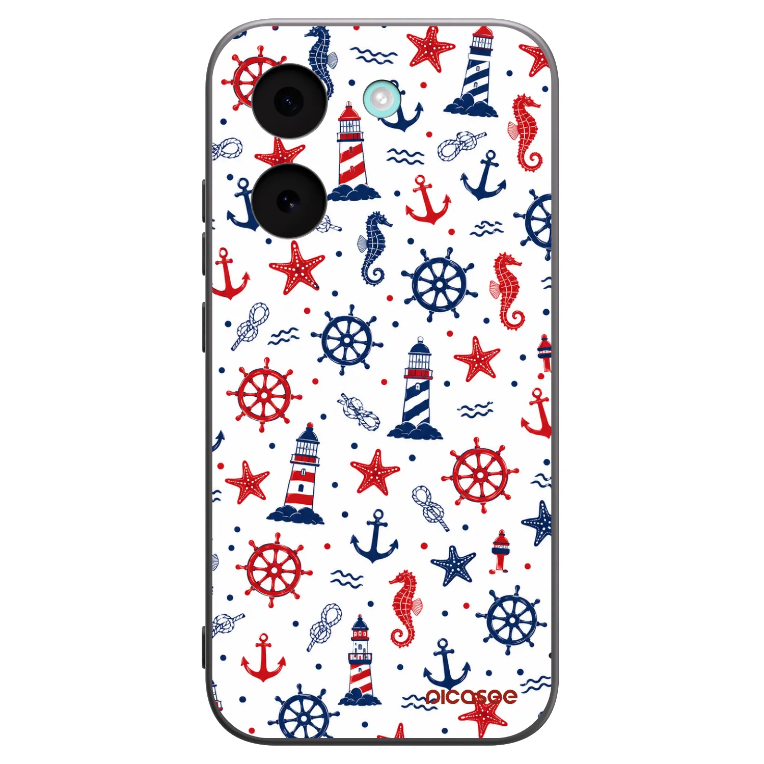 Picasee Μαύρη θήκη σιλικόνης για Xiaomi Poco X8 Pro - Sailor Vibes