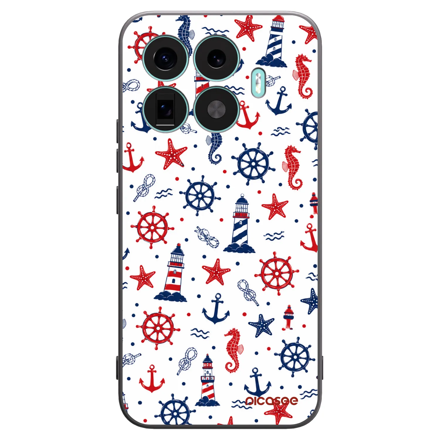 Picasee Μαύρη θήκη σιλικόνης για Xiaomi 17T Pro - Sailor Vibes