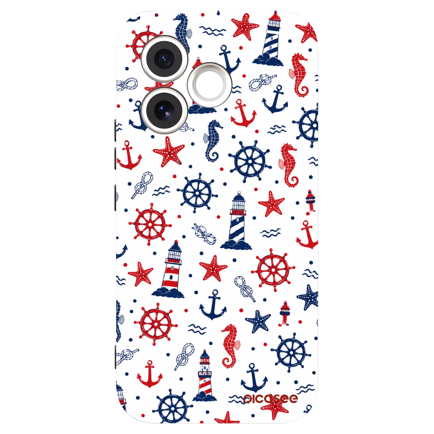 Picasee Μαύρη θήκη σιλικόνης για Honor 600 Lite - Sailor Vibes