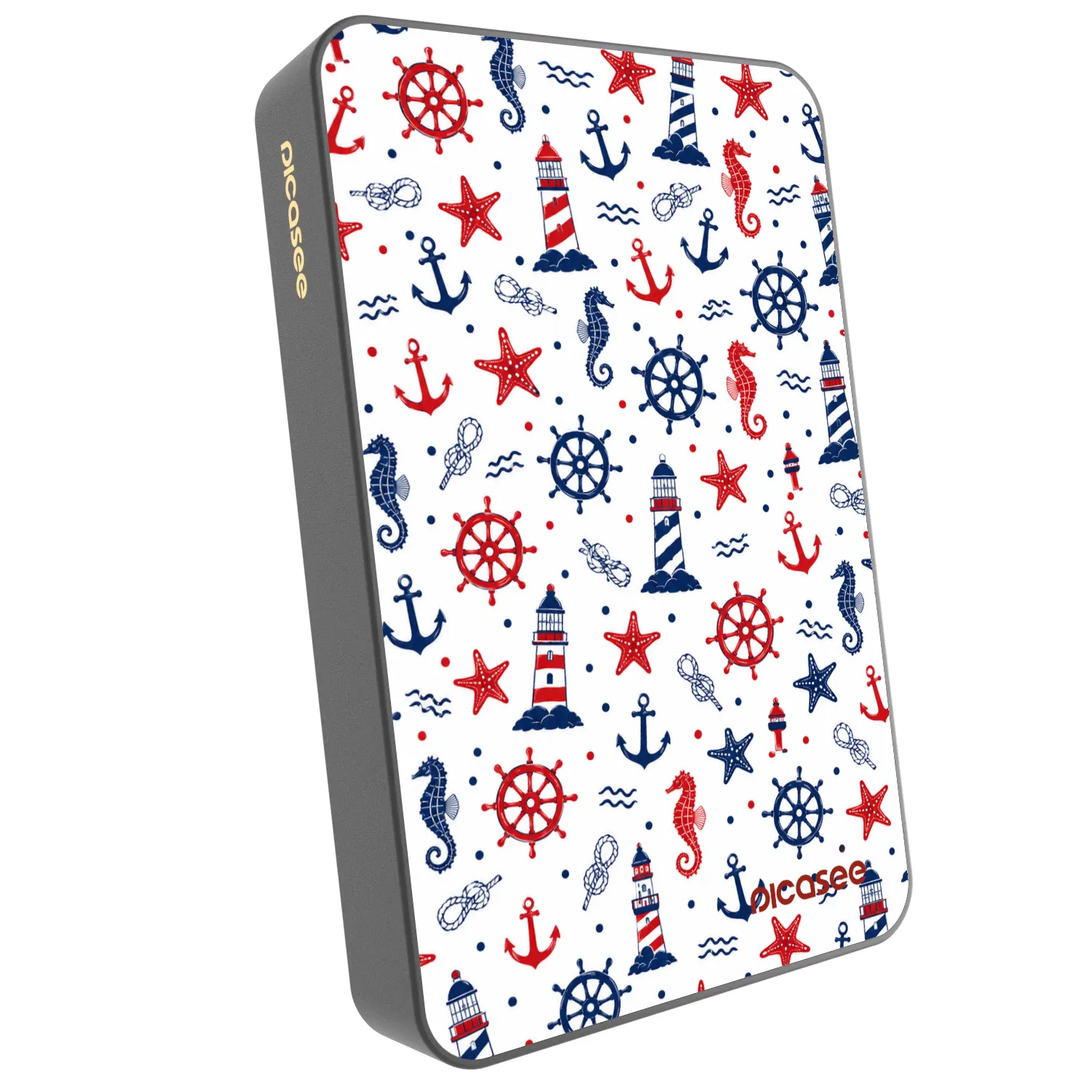 Picasee Powerbank με MagSafe 10 000 mAh Γκρί - Sailor Vibes