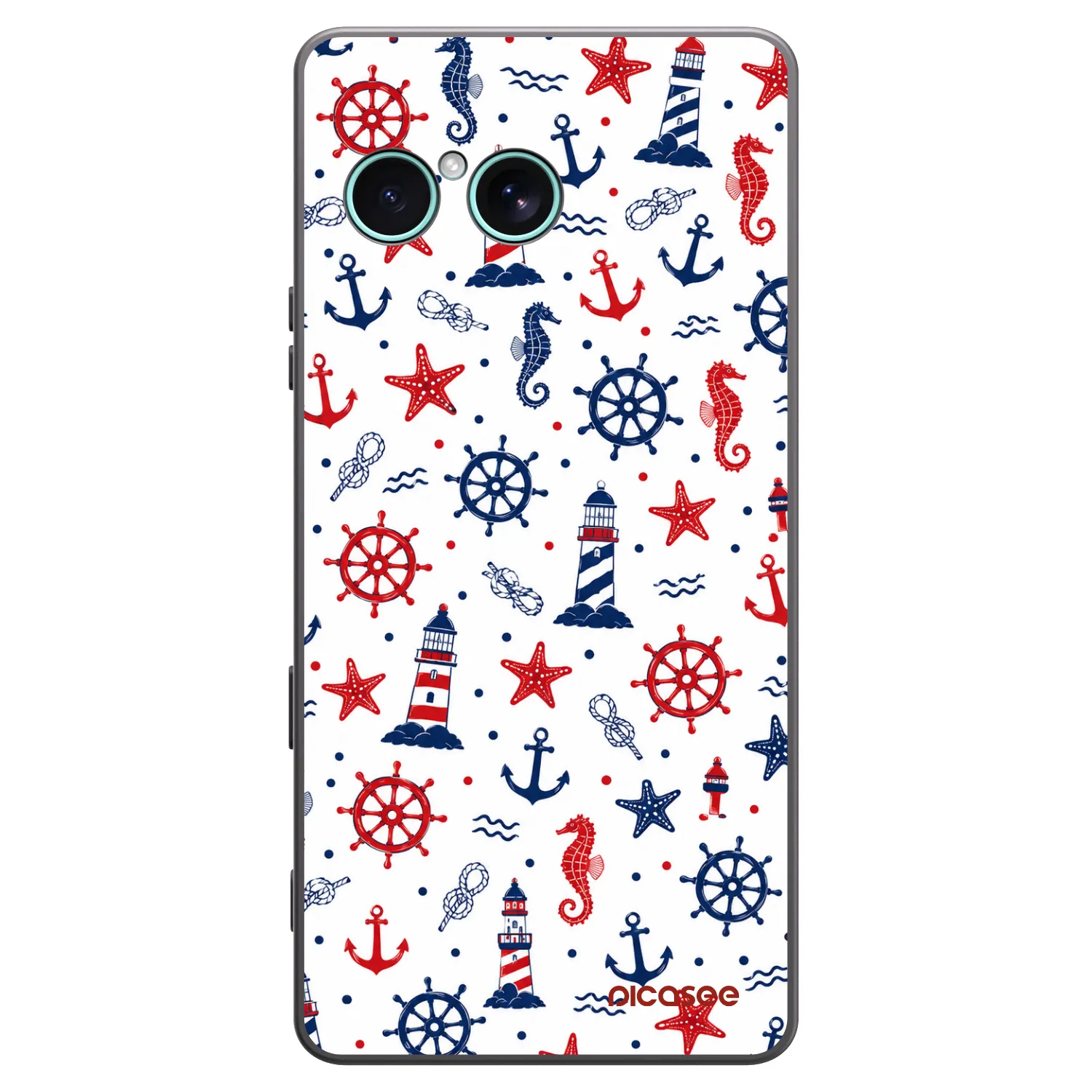 Picasee Μαύρη θήκη σιλικόνης για Sony Xperia 10 VII - Sailor Vibes
