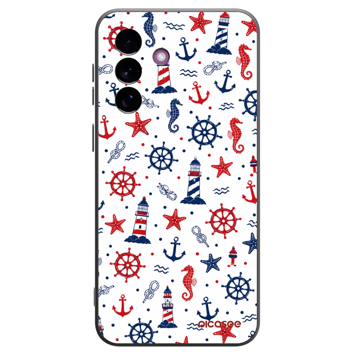 Picasee Μαύρη θήκη σιλικόνης για Samsung Galaxy A37 - Sailor Vibes