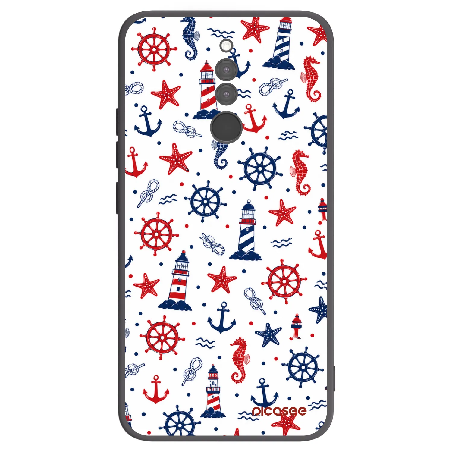 Picasee Μαύρη θήκη σιλικόνης για Xiaomi Redmi 8 - Sailor Vibes