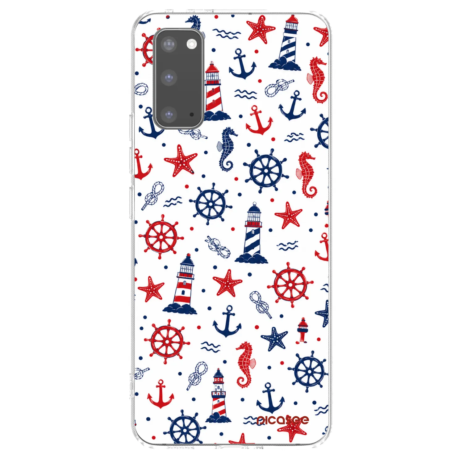 Picasee διαφανής θήκη σιλικόνης Samsung Galaxy S20 G980F - Sailor Vibes