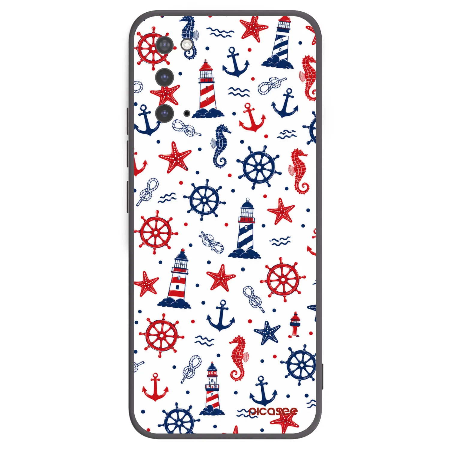 Picasee Μαύρη θήκη σιλικόνης για Samsung Galaxy S20 G980F - Sailor Vibes