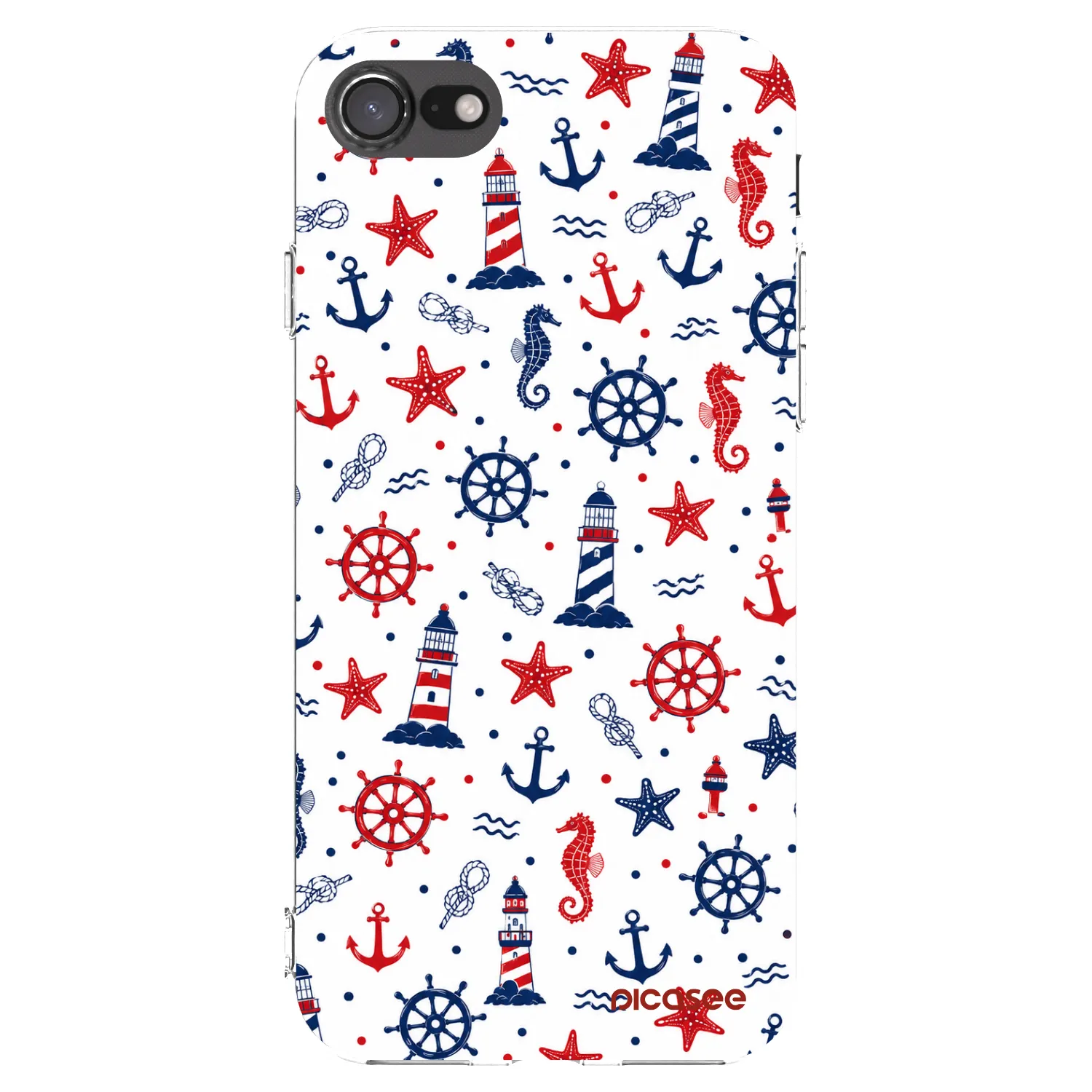 Picasee διαφανής θήκη σιλικόνης Apple iPhone SE 2020 - Sailor Vibes