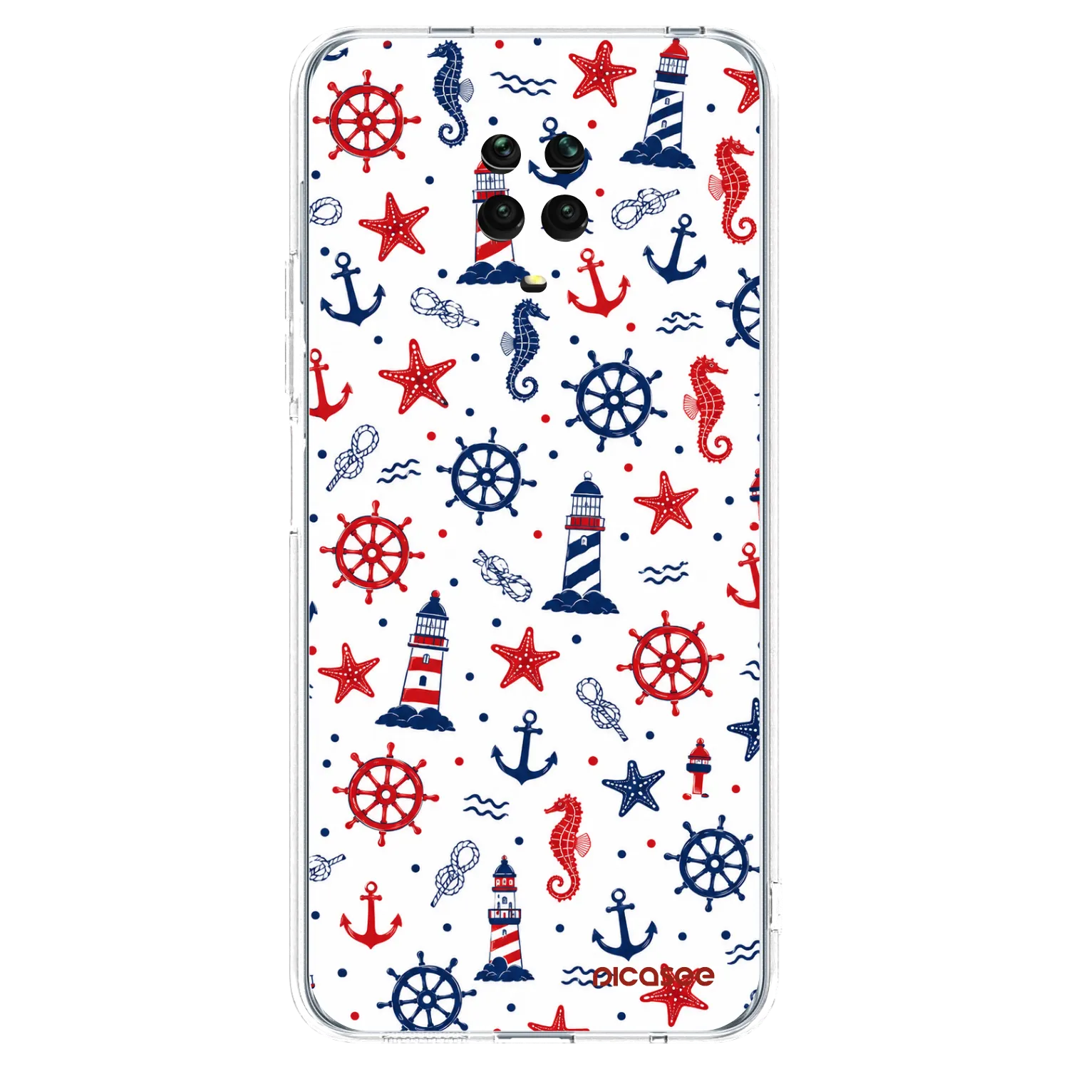 Picasee διαφανής θήκη σιλικόνης Xiaomi Redmi Note 9 Pro - Sailor Vibes